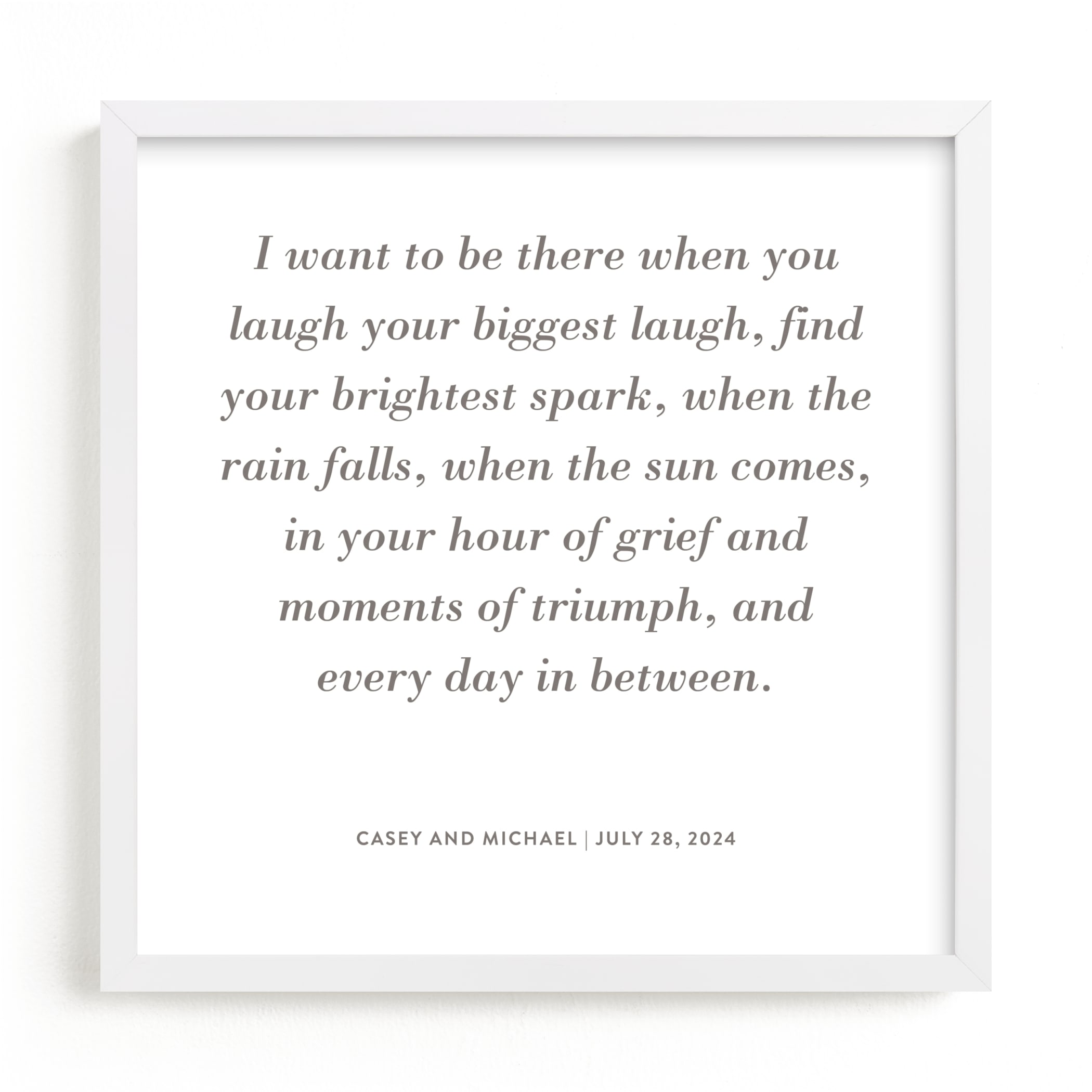 Your Vows as a Letterpress Art PrintbyMinted
