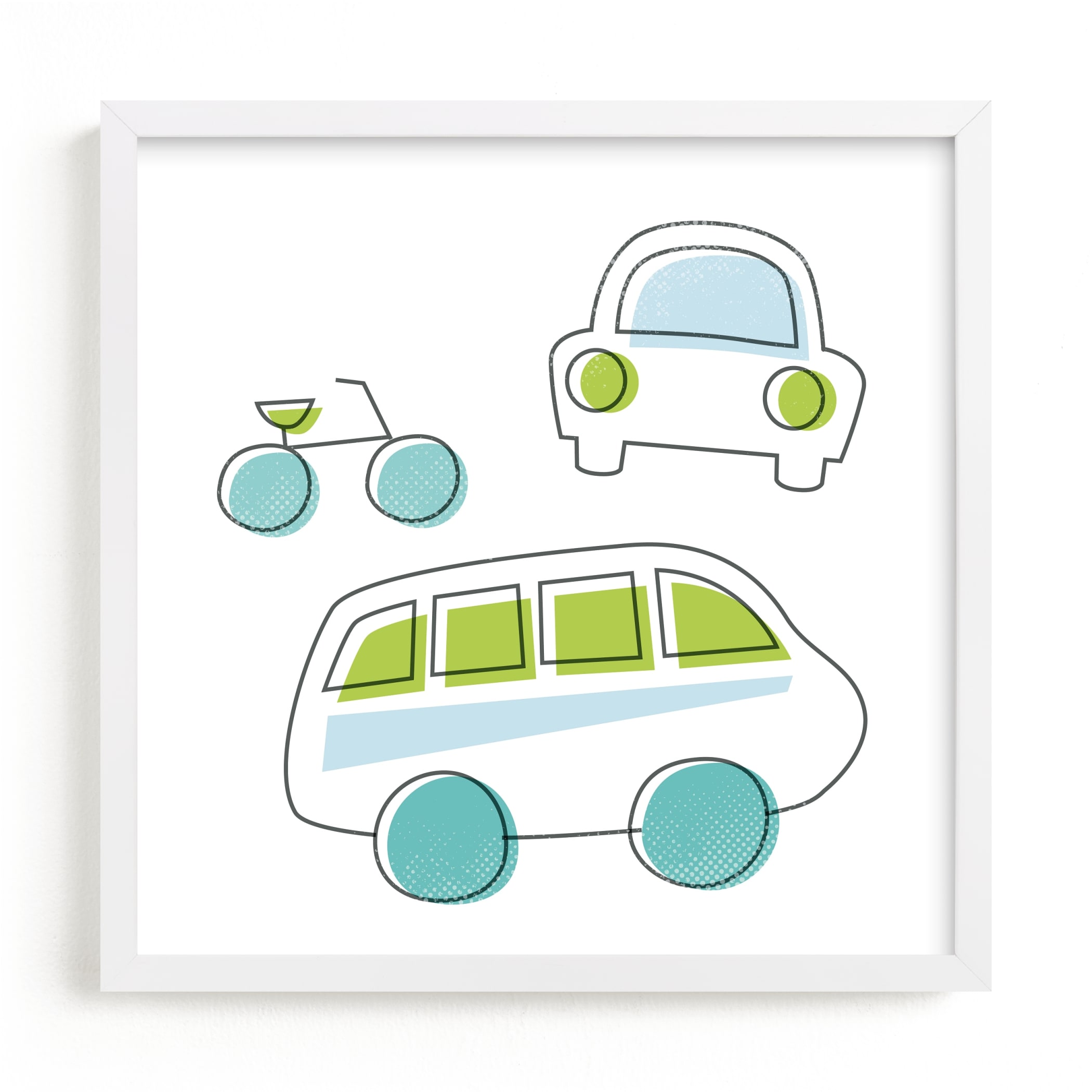 "Drive It" - Art Print by Jessie Steury in beautiful frame options and a variety of sizes.
