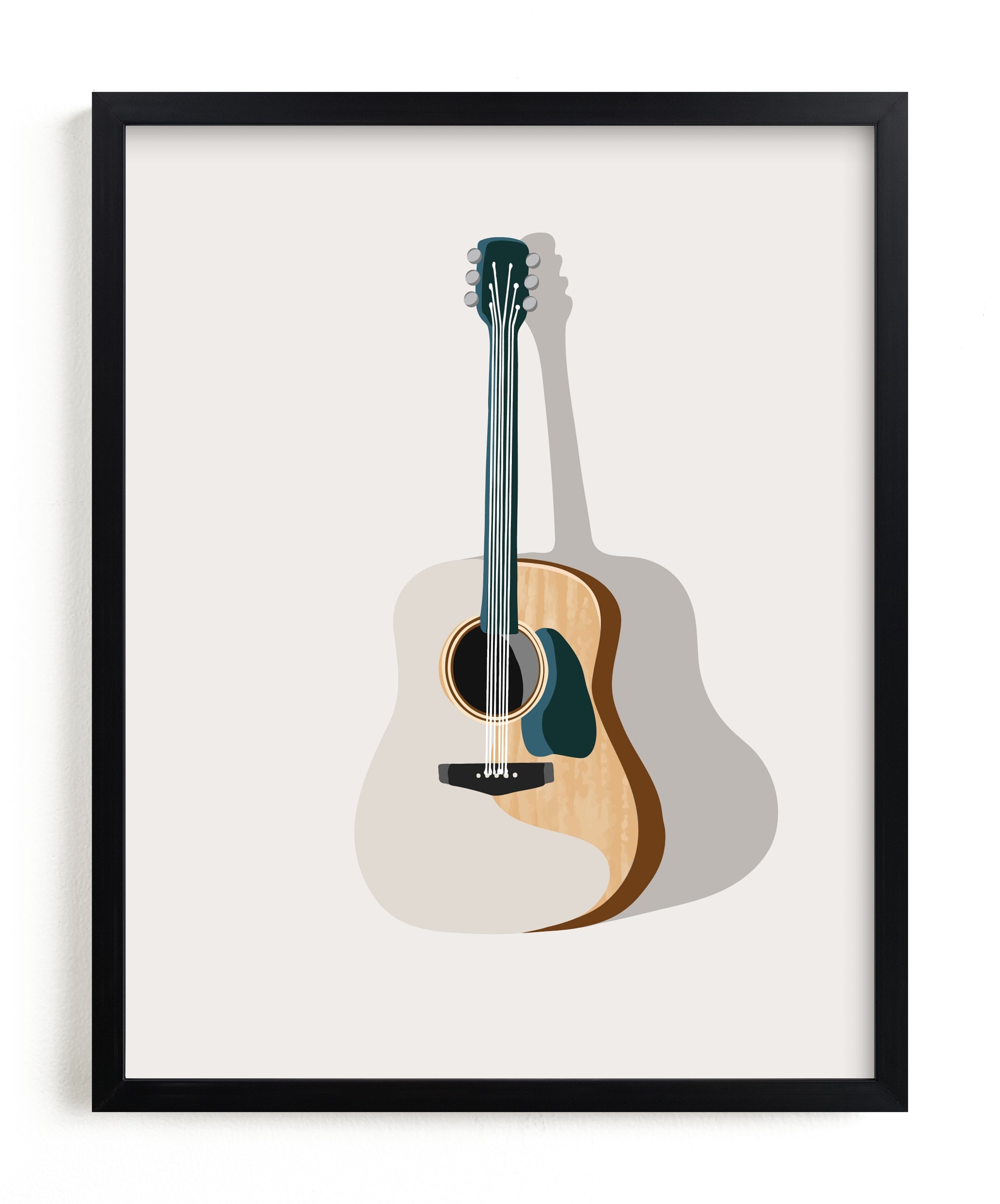 "Guitarra" by Alicia Youngken in beautiful frame options and a variety of sizes.