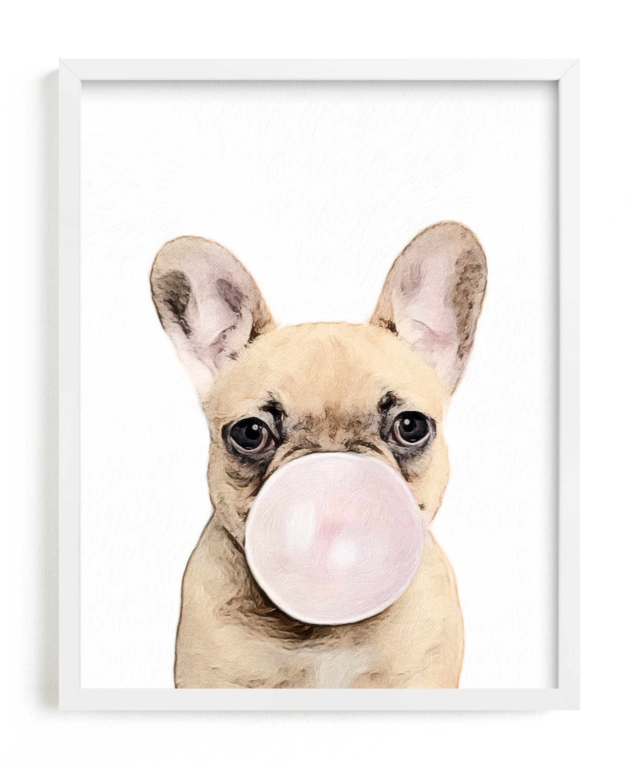 "Bubblegum animals" - Limited Edition Art Print by Maja Cunningham in beautiful frame options and a variety of sizes.