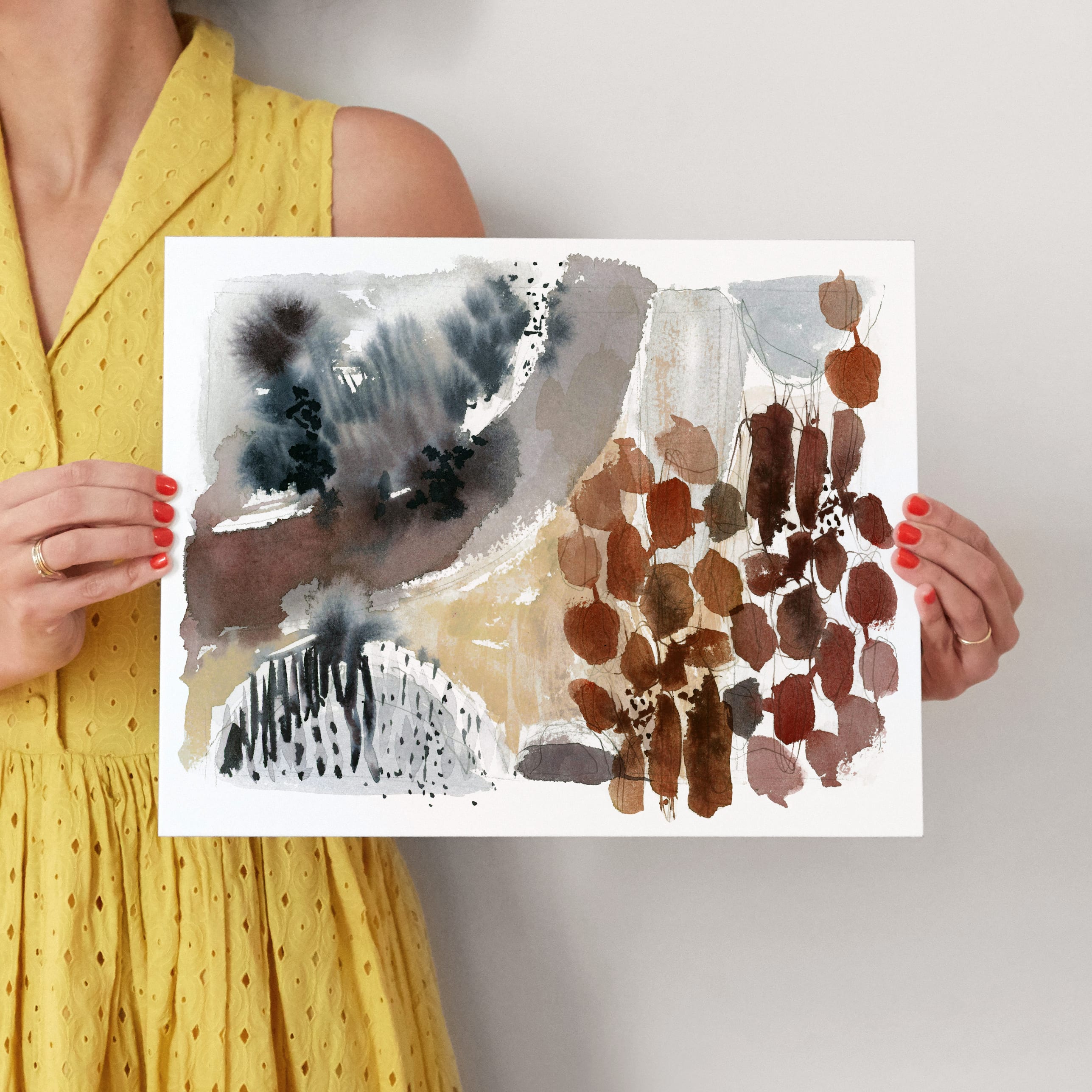 Hushed No. 1 Wall Art Prints by Kelly Ventura Minted