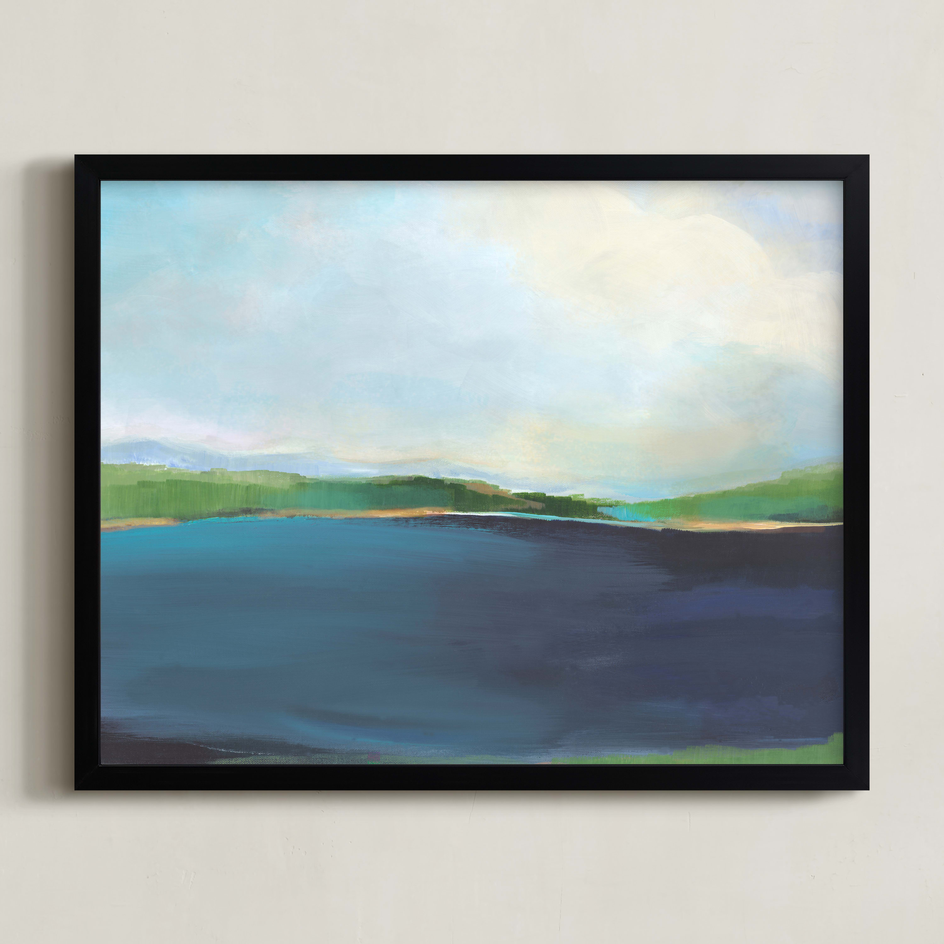 Lake View Wall Art Prints by AlisonJerry Minted