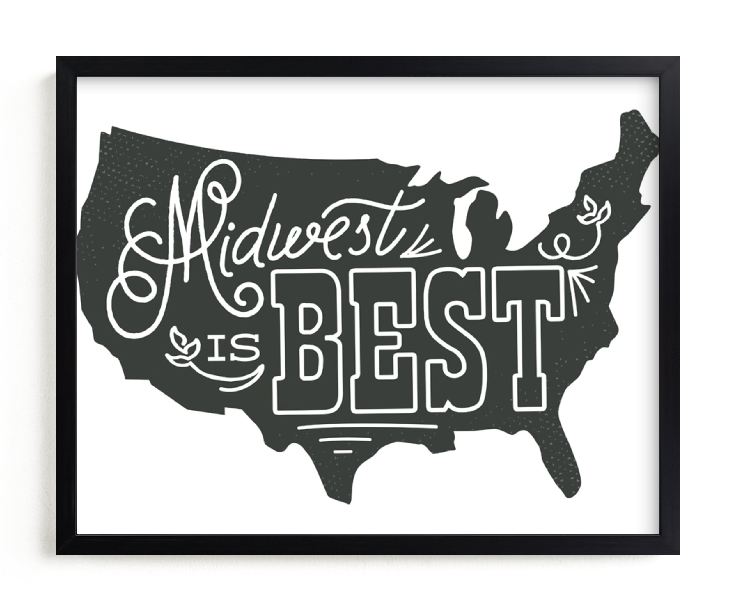 Midwest is Best Wall Art Prints by Jessie Steury Minted