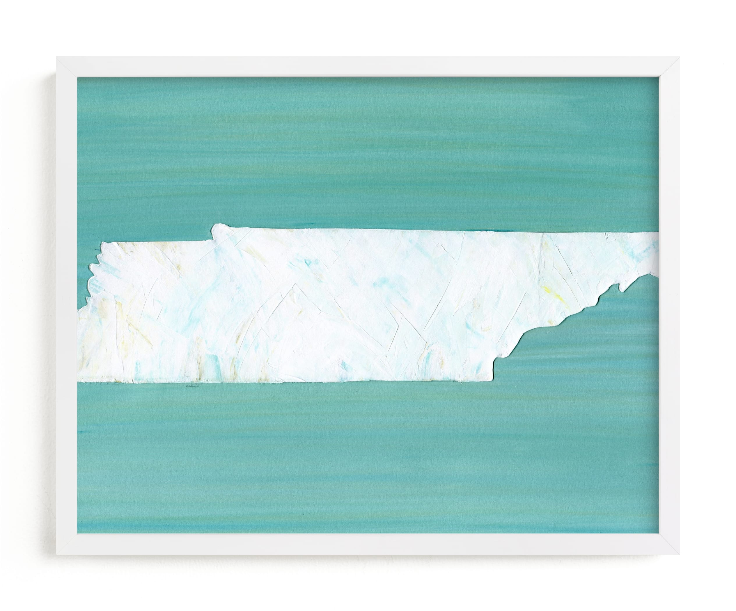 "Tennessee in Paint" - Art Print by Denise Wong in beautiful frame options and a variety of sizes.