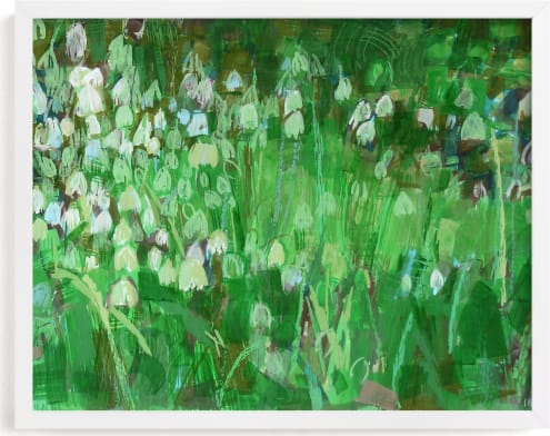 This is a ivory art by Liz Innvar called snowdrops.