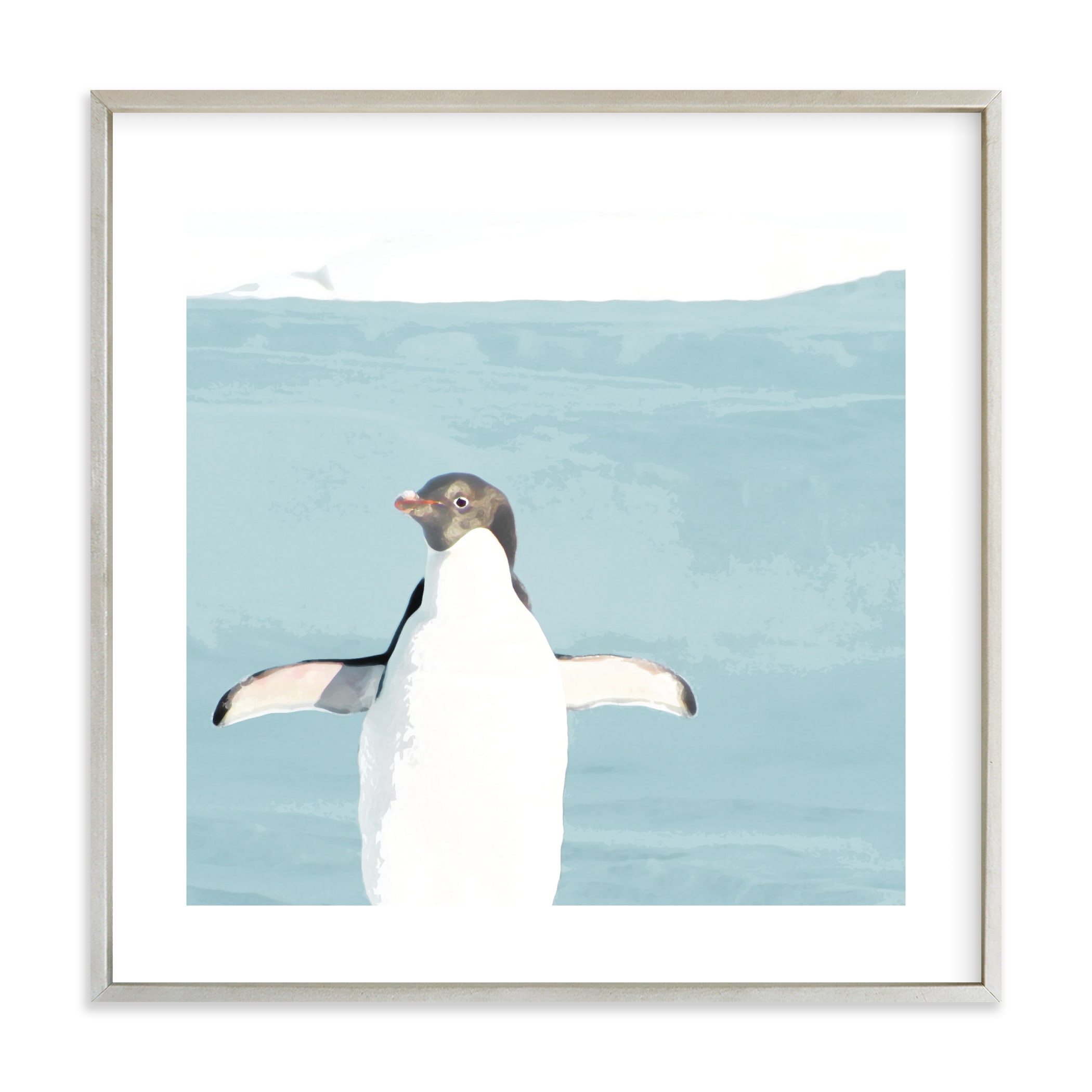 Naked Penguin Wall Art Prints by Michelle Poe | Minted