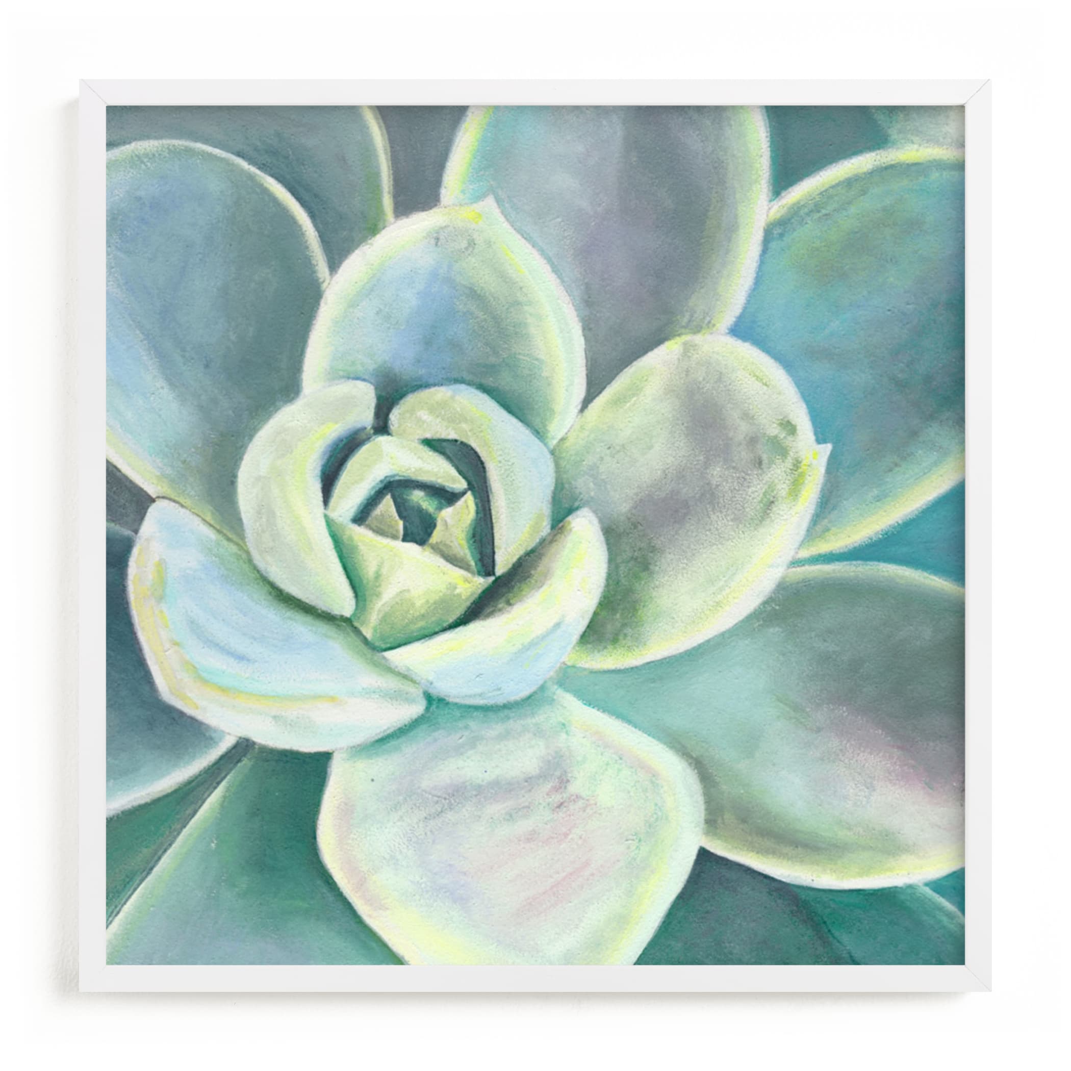 "Green Velvet" - Art Print by Hettie Roberts in beautiful frame options and a variety of sizes.