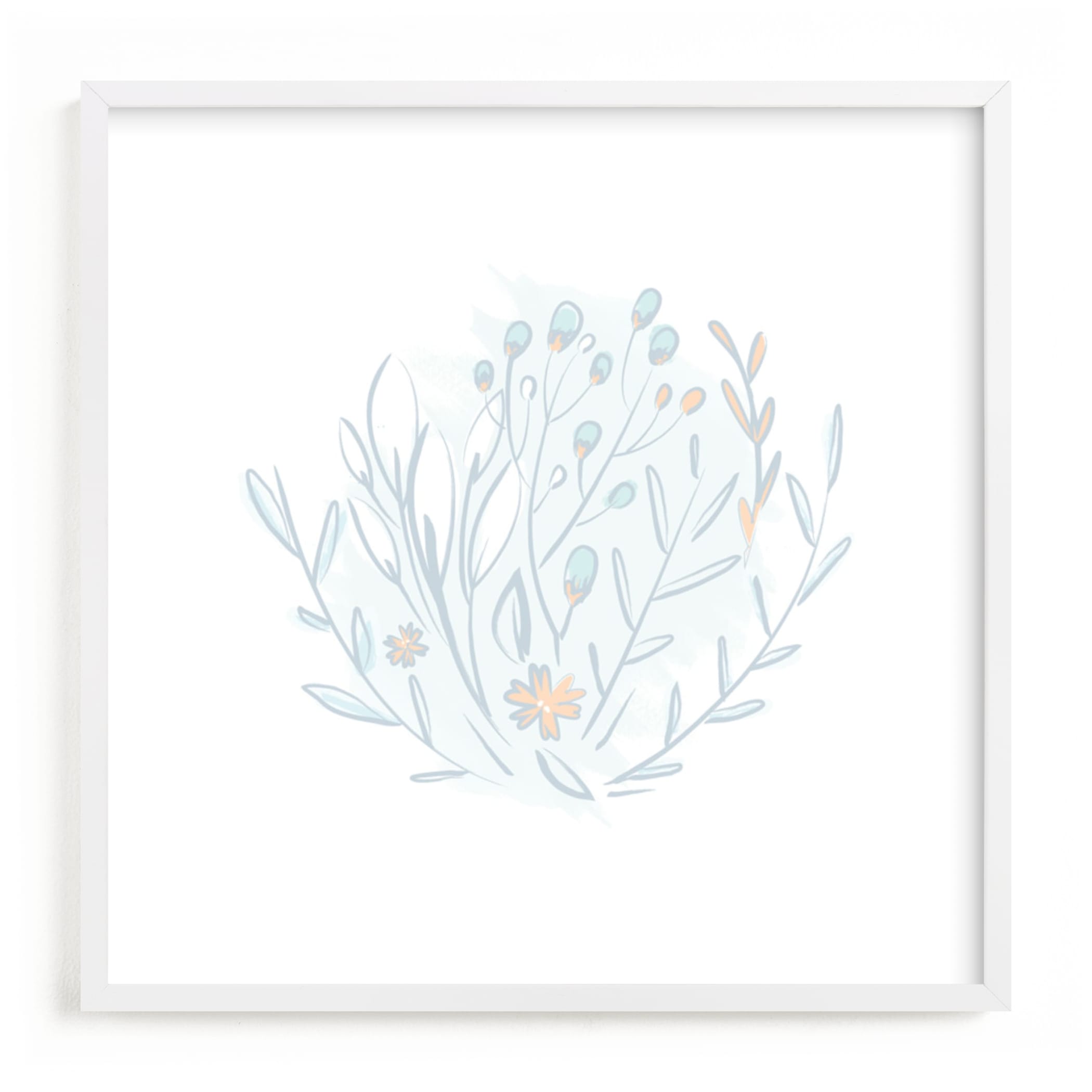 "Floral Study No 1" - Art Print by Lori Wemple in beautiful frame options and a variety of sizes.