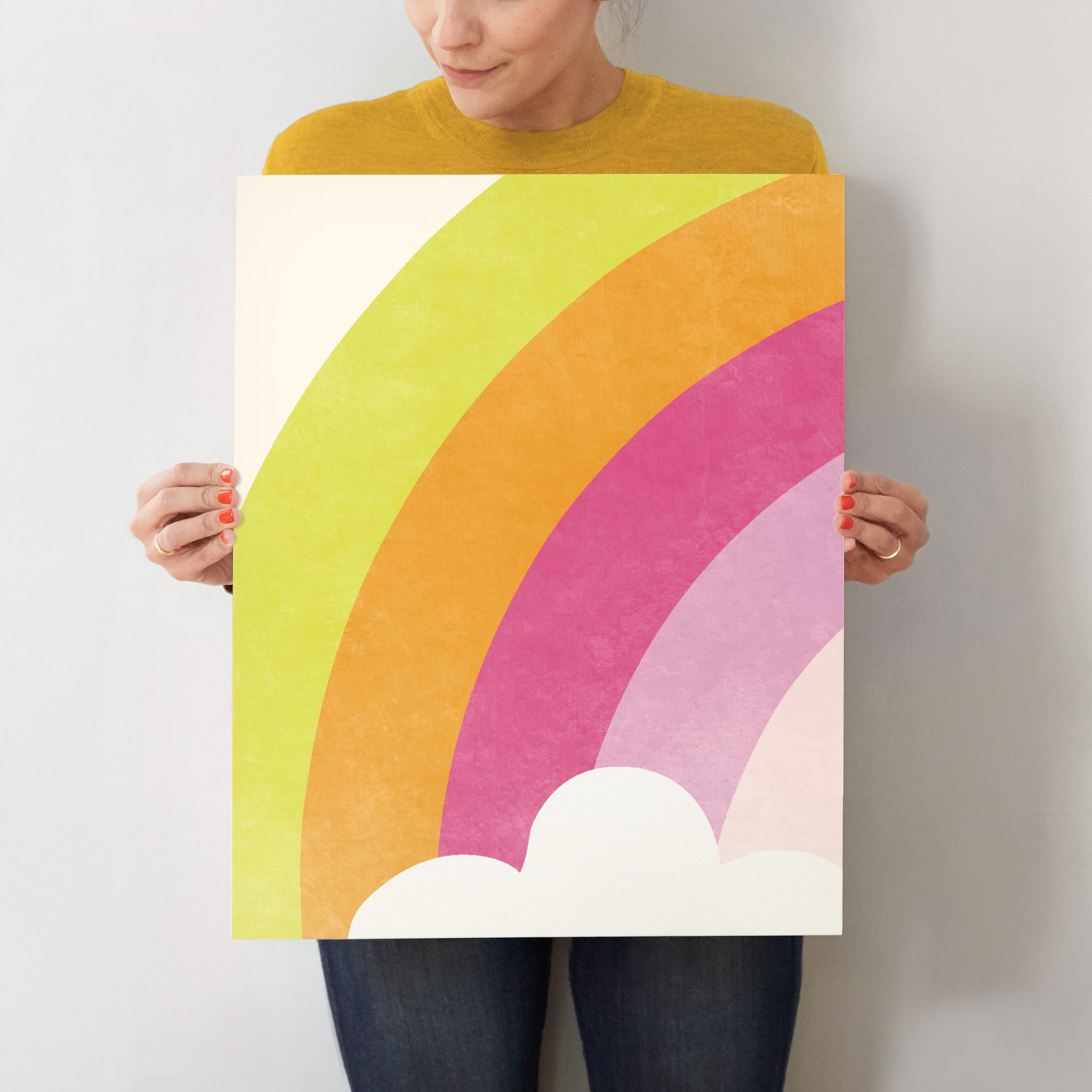 Bright Rainbow Wall Art Prints by Lori Wemple Minted