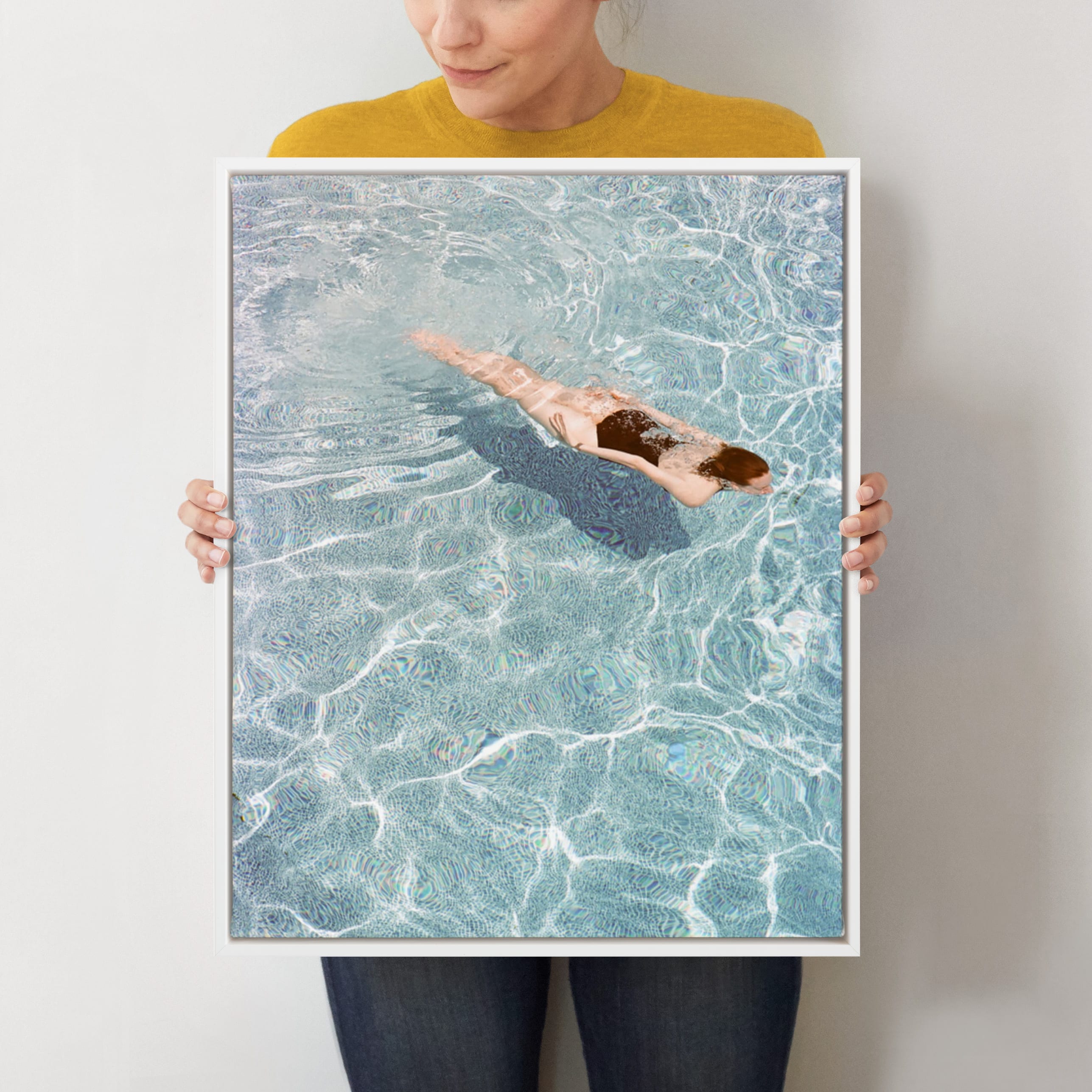 Going for a Swim Wall Art Prints by Whitney Deal | Minted