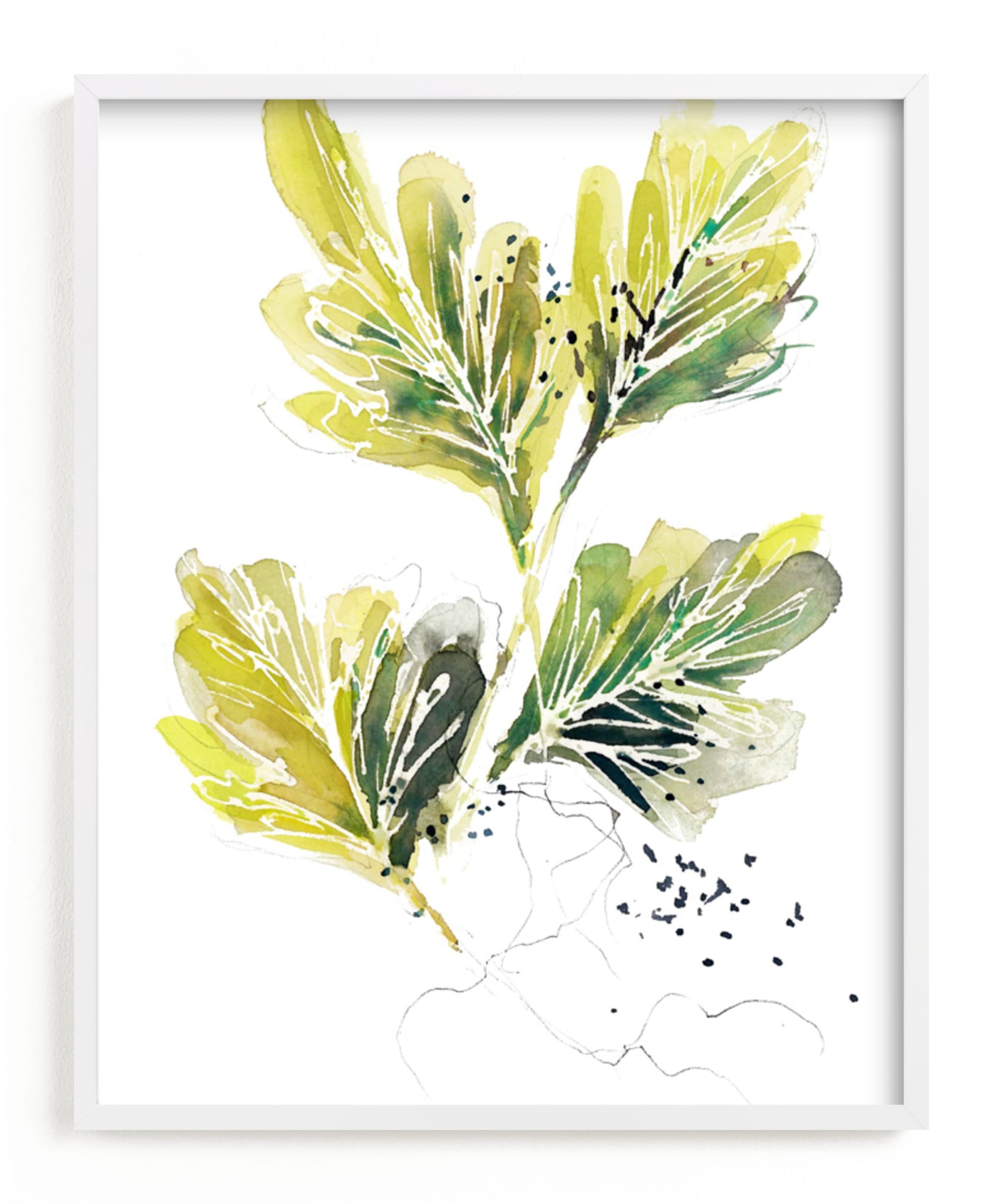"Tangle" - Art Print by Kelly Ventura in beautiful frame options and a variety of sizes.