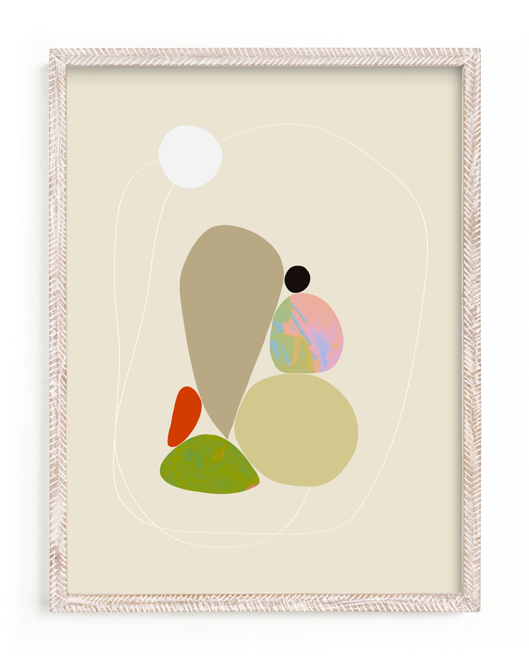 "Poetic Shapes 1" - Limited Edition Art Print by Dominique Vari in beautiful frame options and a variety of sizes.