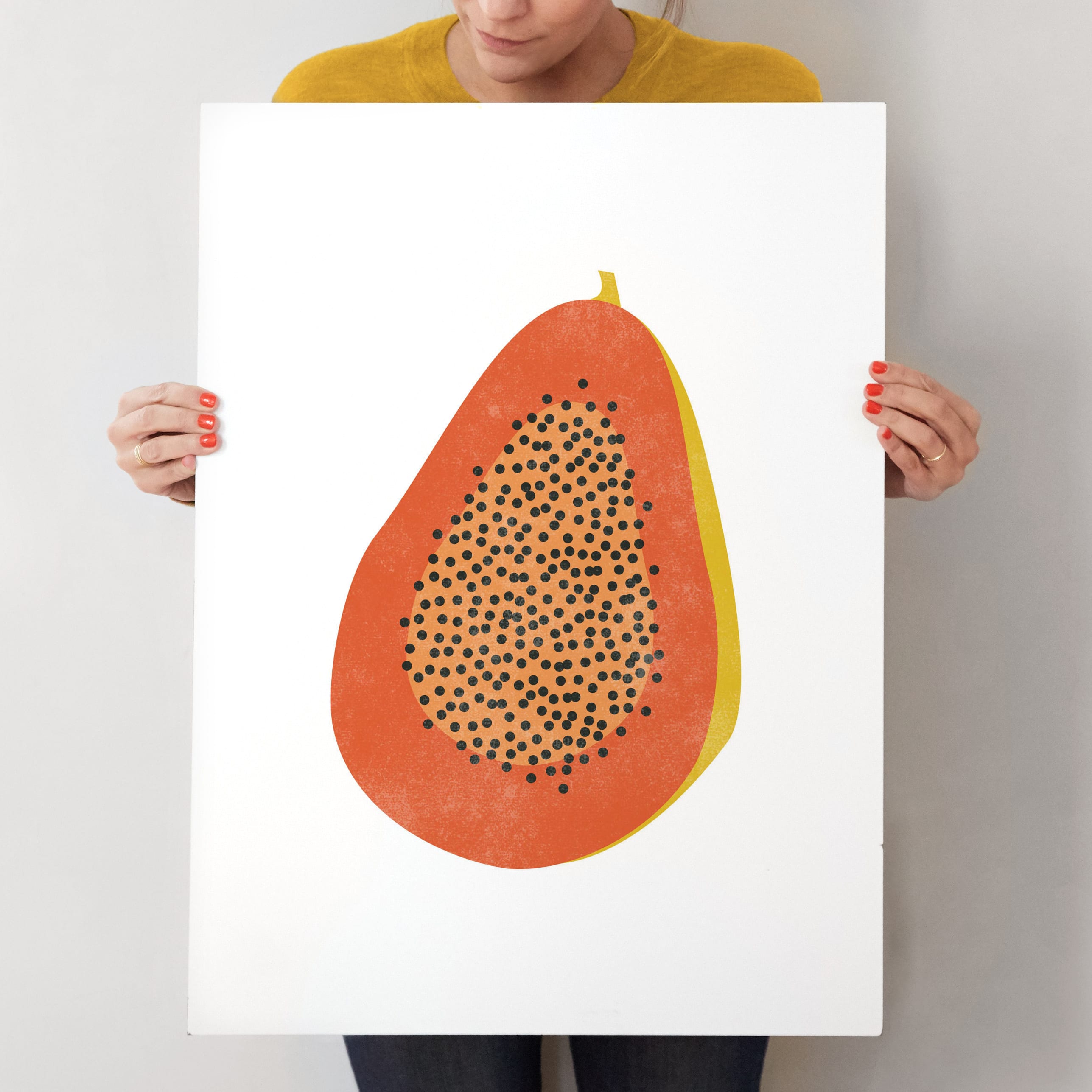Papaya Wall Art Prints by Anupama Minted
