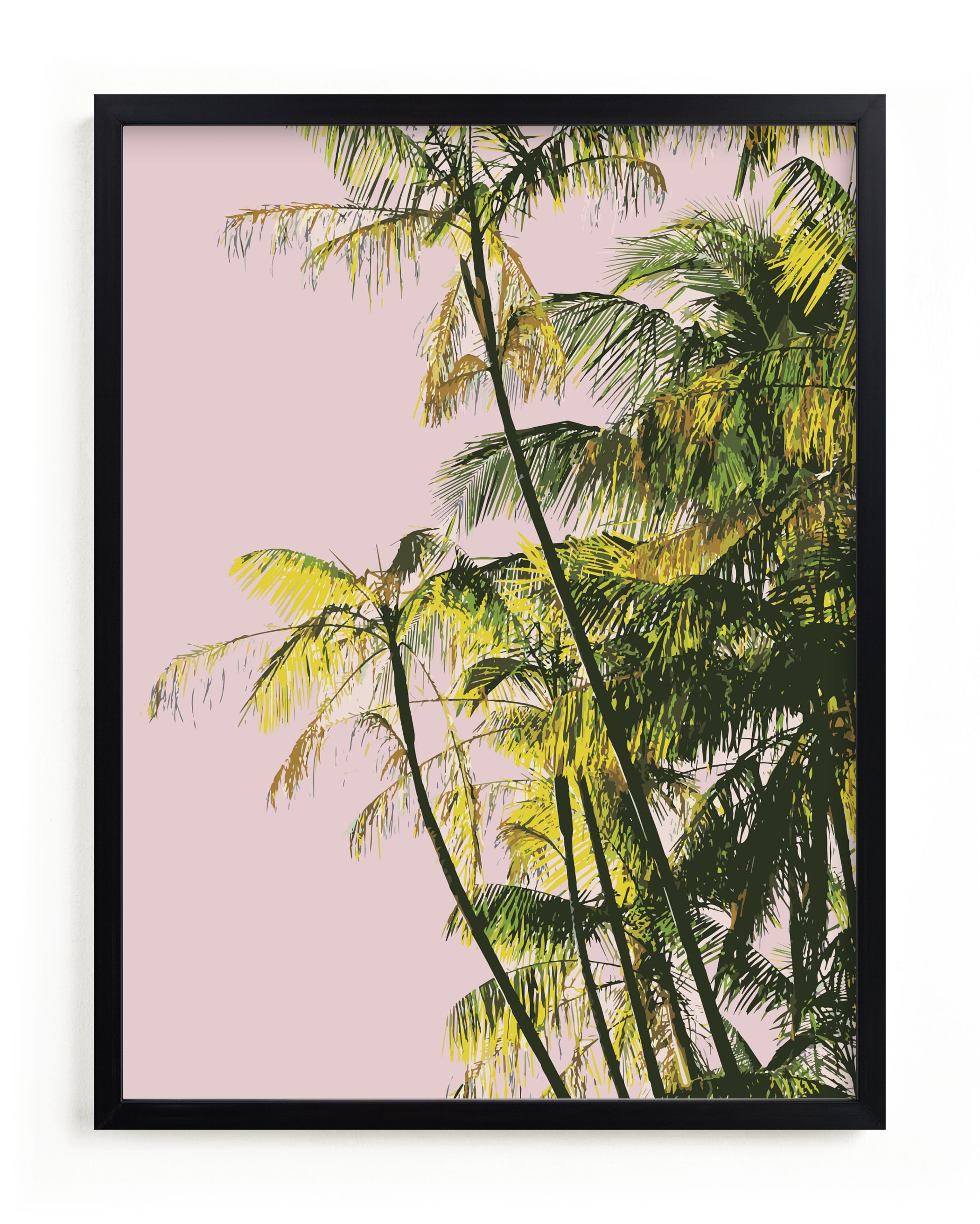 "Poster Palms" - Limited Edition Art Print by Catherine Culvenor in beautiful frame options and a variety of sizes.