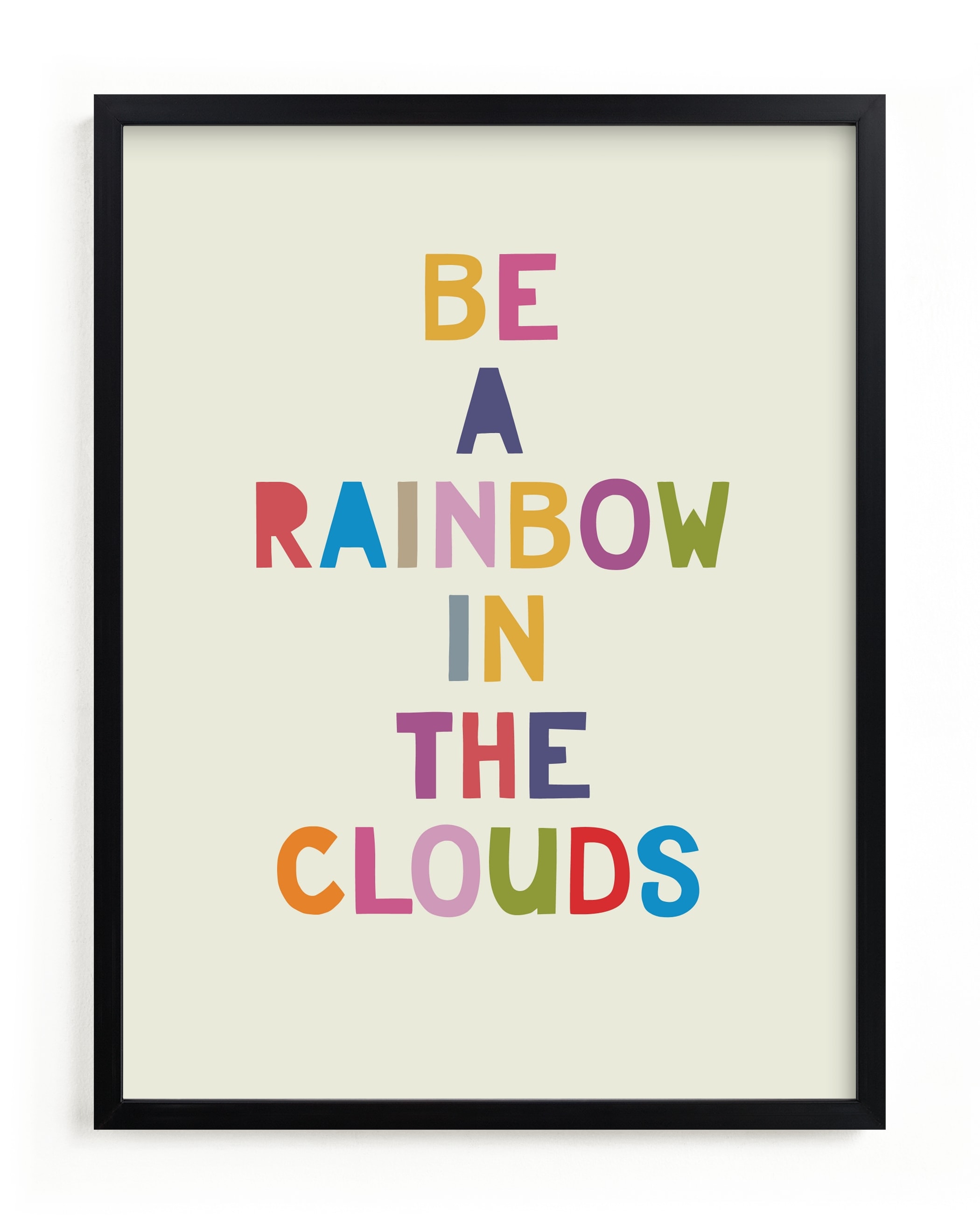 Rainbow in a Cloud Grownup Open Edition Non-Custom Art Print