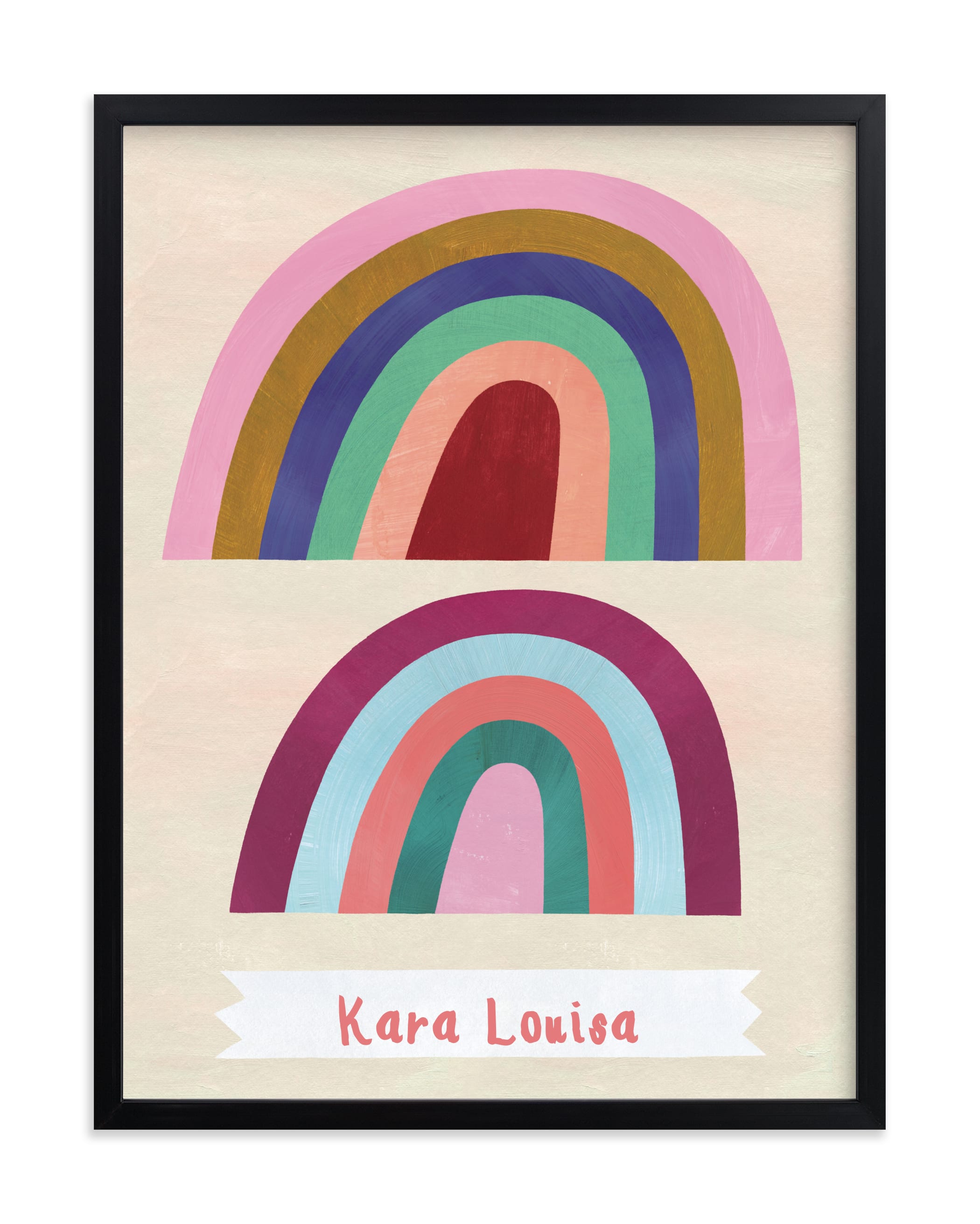 Double Arches Children's Custom Art Print