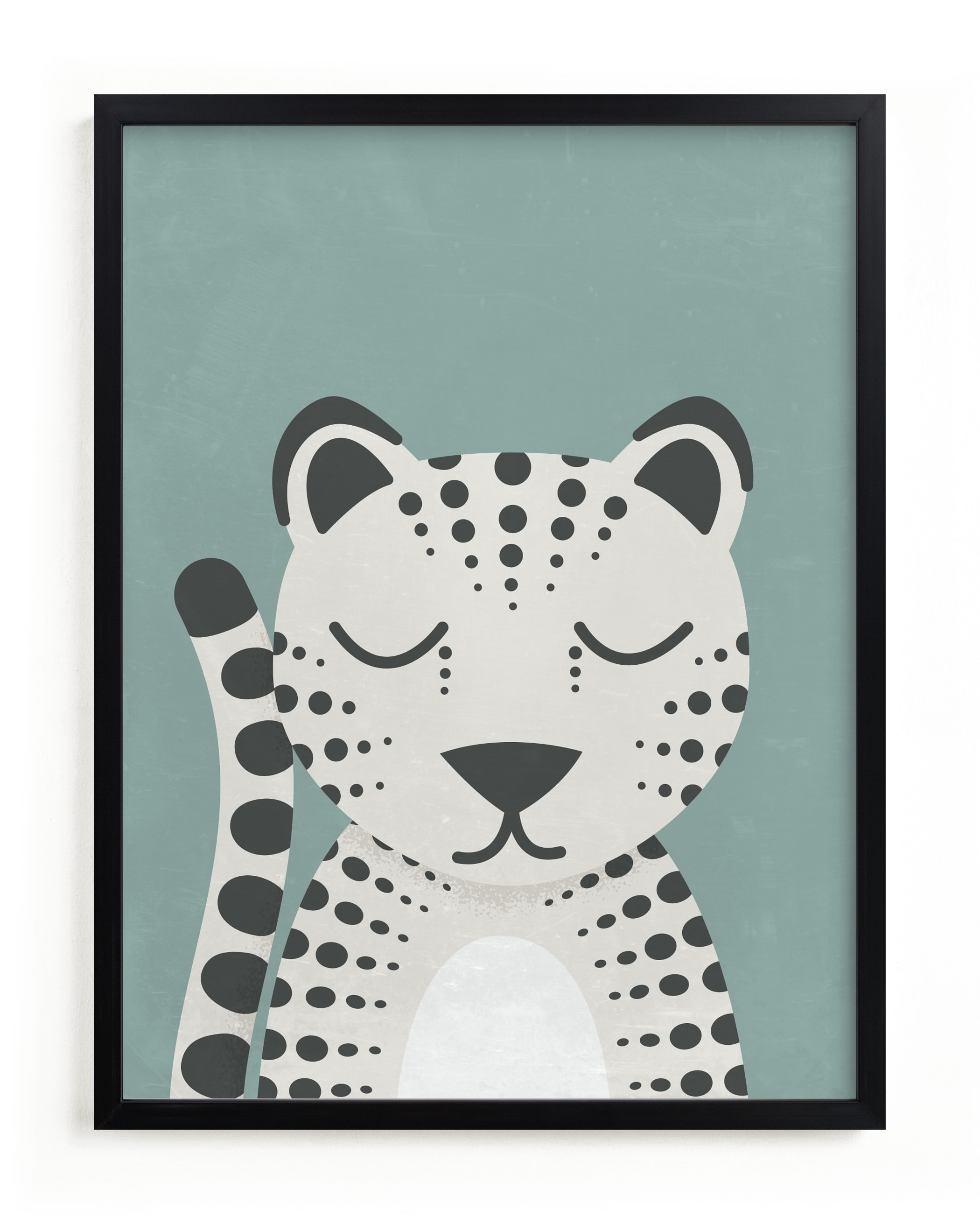 Snow Leopard Children's Art Print