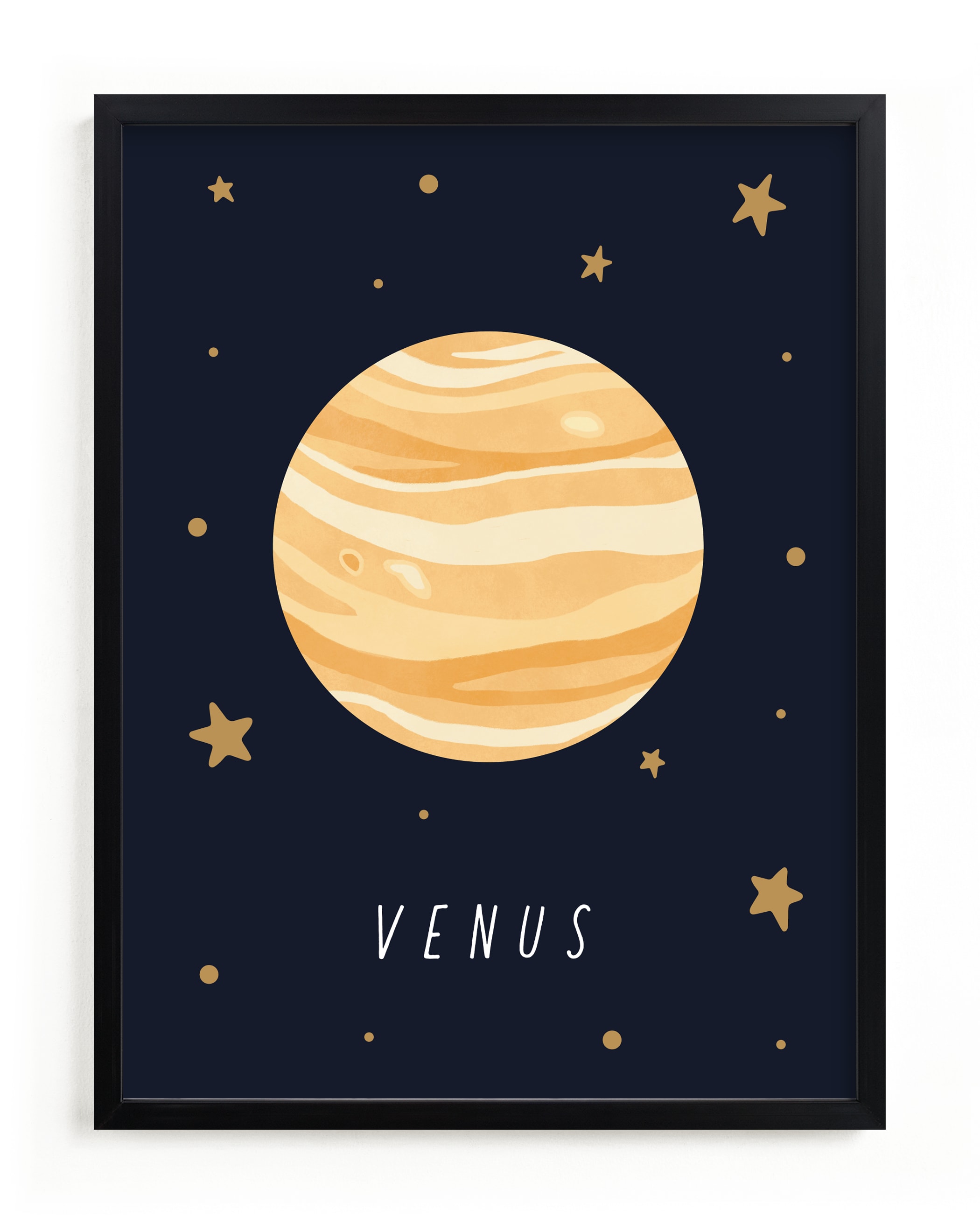 Solar System II (Venus) Kids Open Edition Non-Custom Art Print