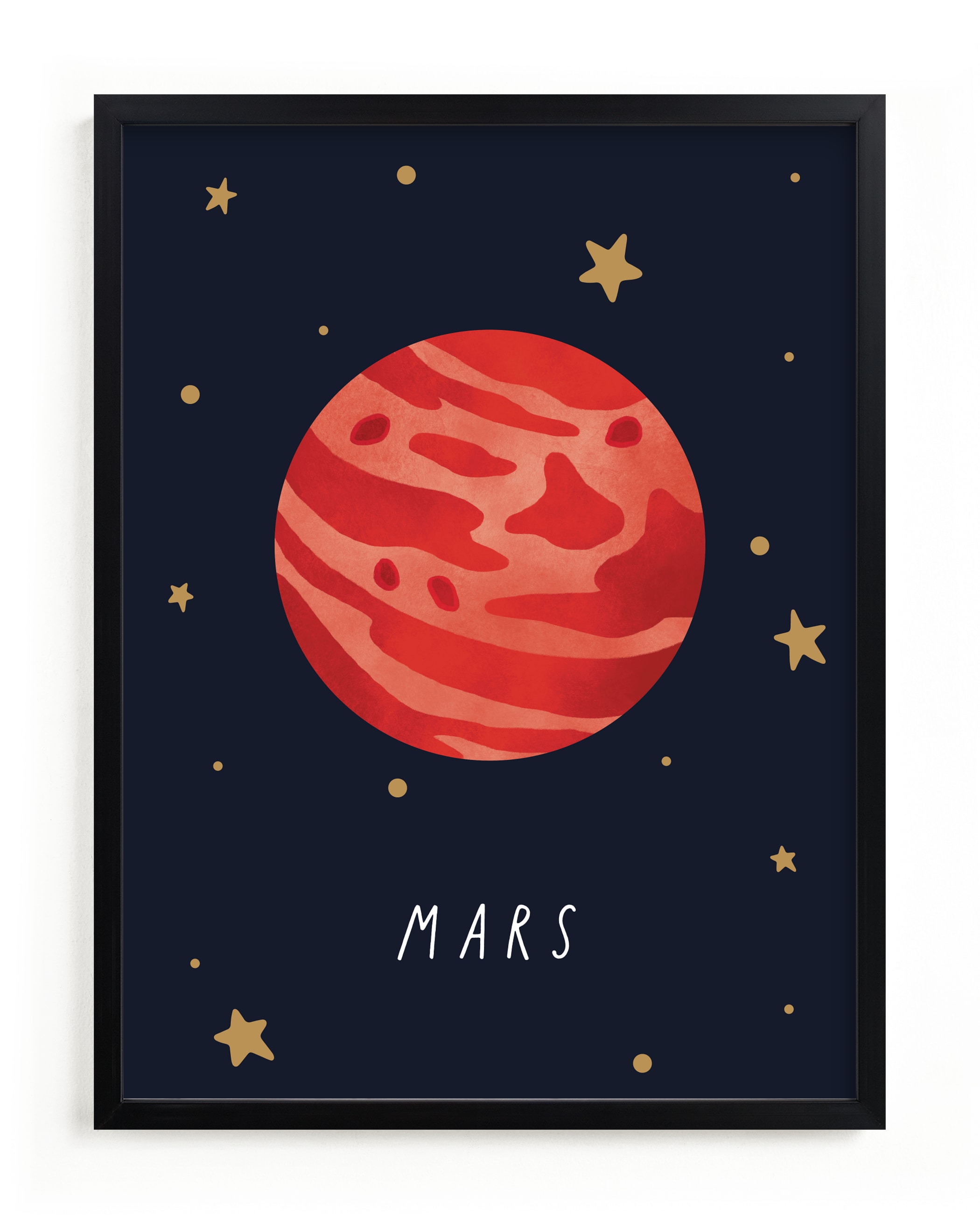 Solar System VI (Mars) Kids Open Edition Non-Custom Art Print