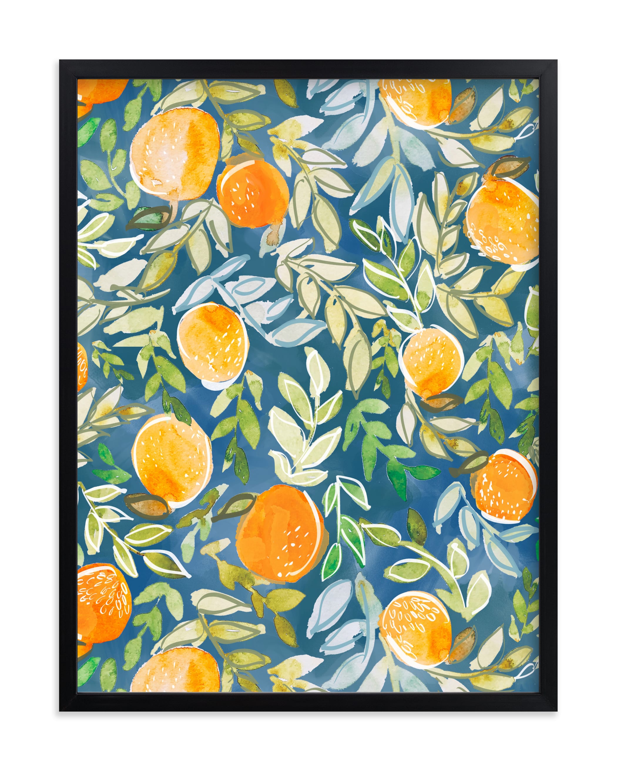 "Fruitful and Free" by Britt Mills in beautiful frame options and a variety of sizes.