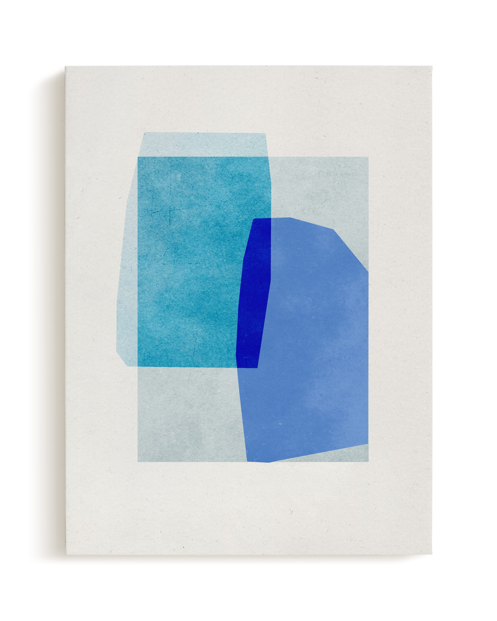 blue abstraction Art Print