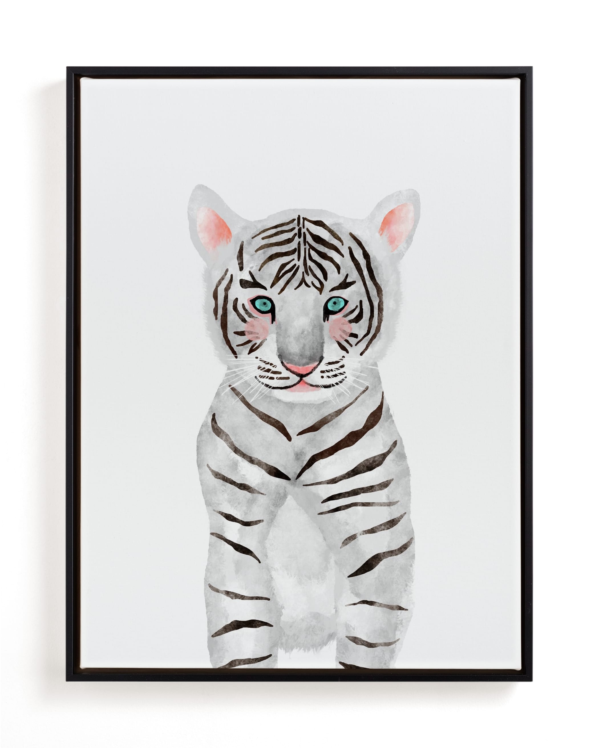 baby animal.tiger Children's Art Print