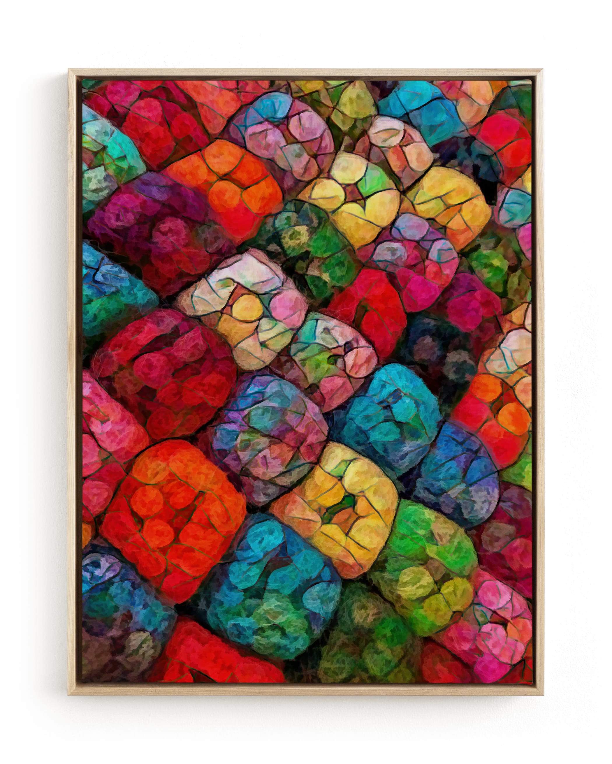 Abstract Felted Wool I Wall Art Print
