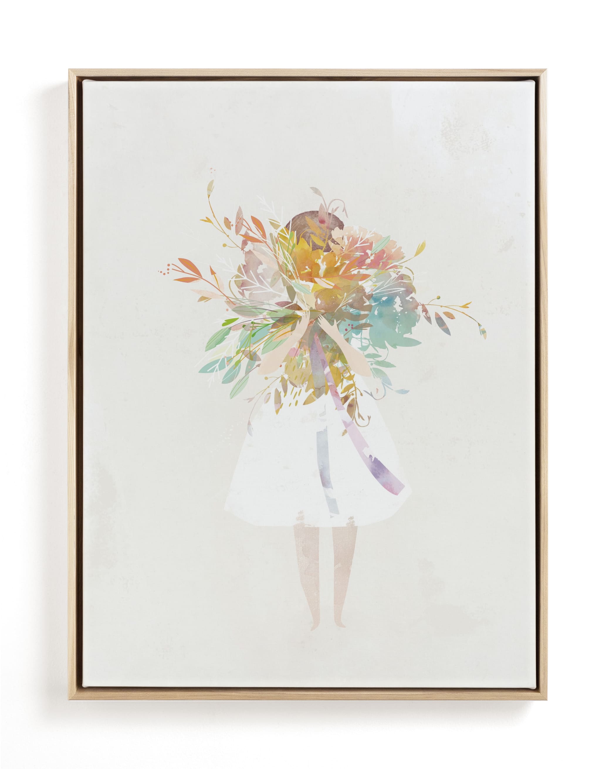 The Flower Girl Children's Art Print
