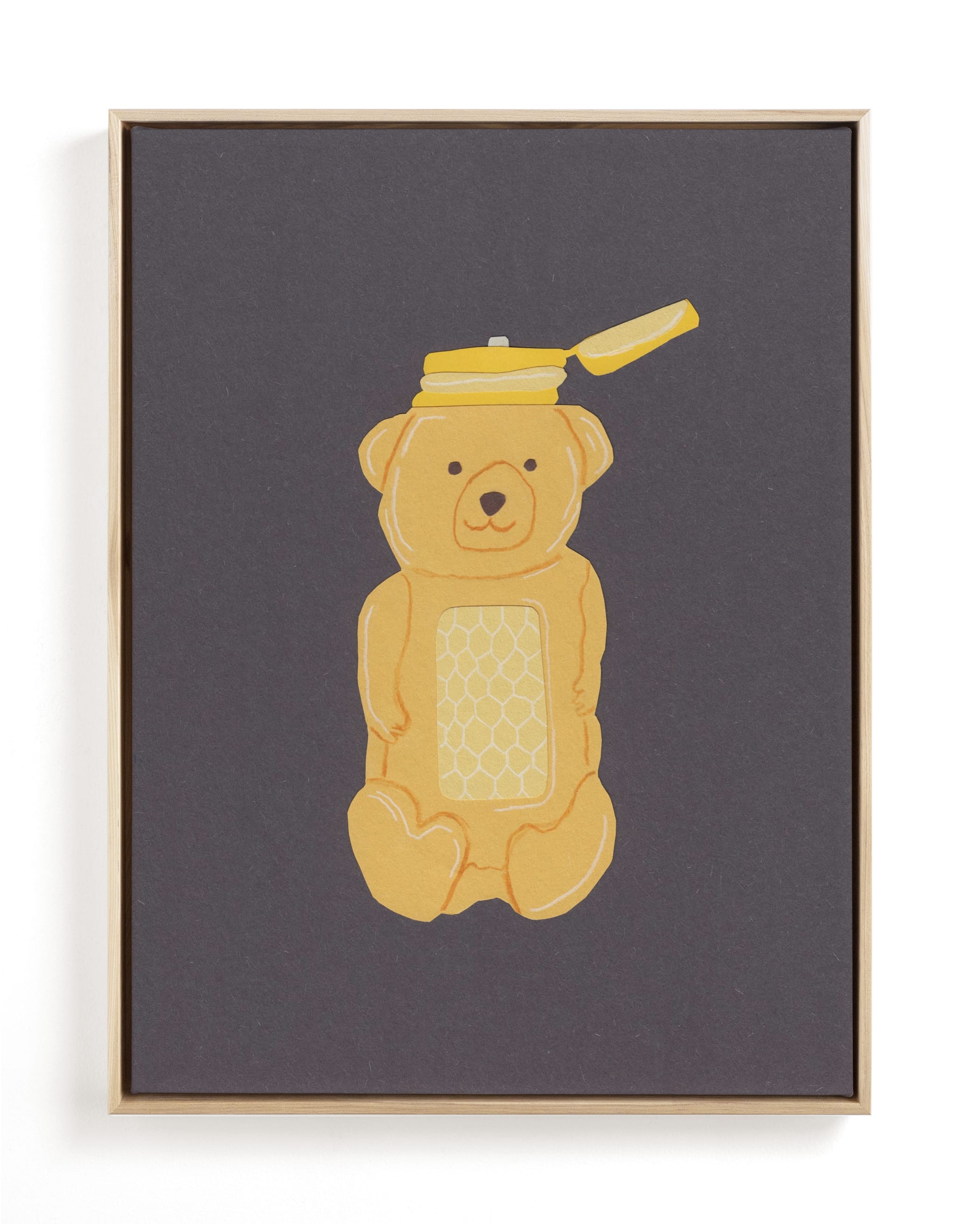 Honey Bear Children's Art Print