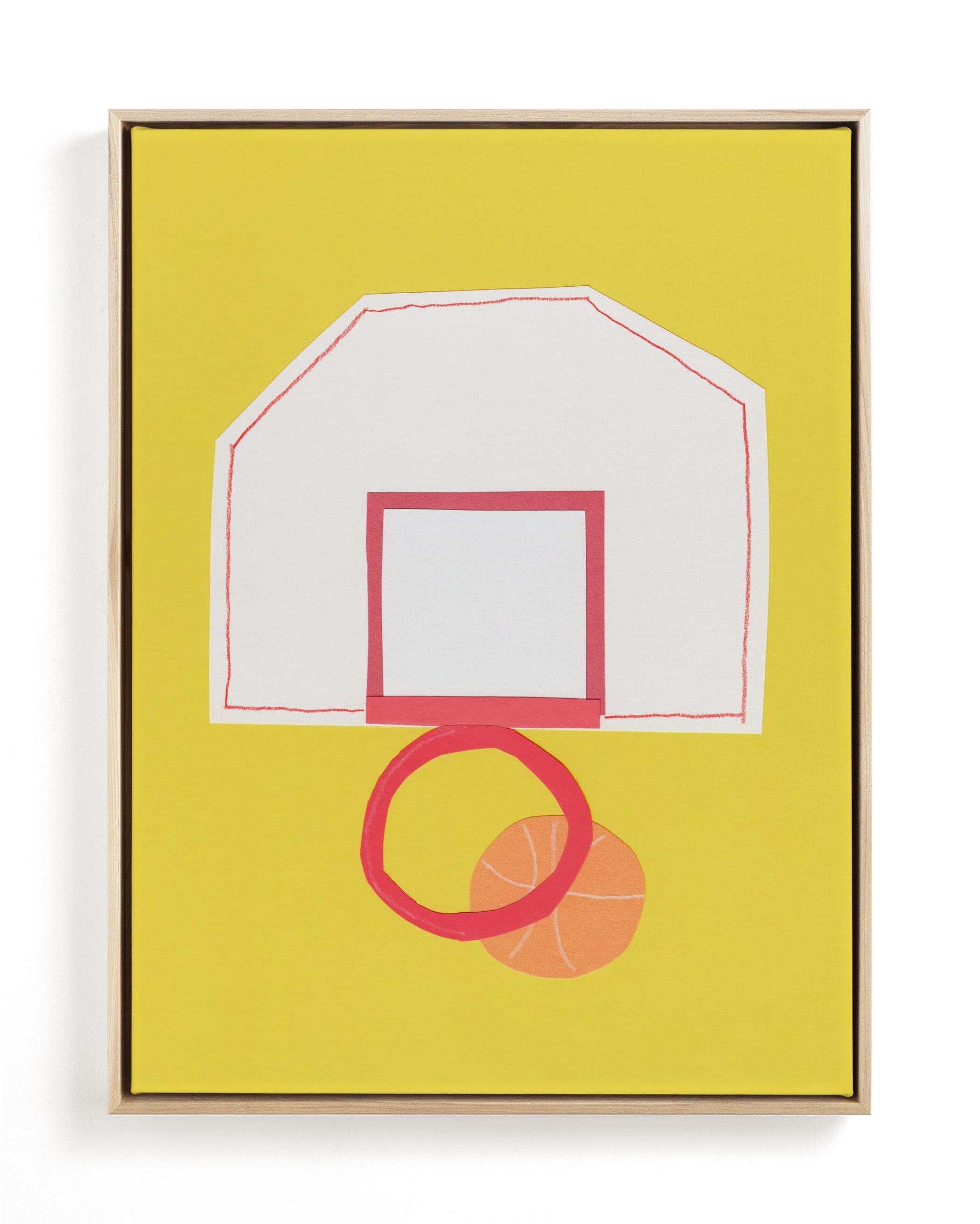 Basketball Hoop Children's Art Print