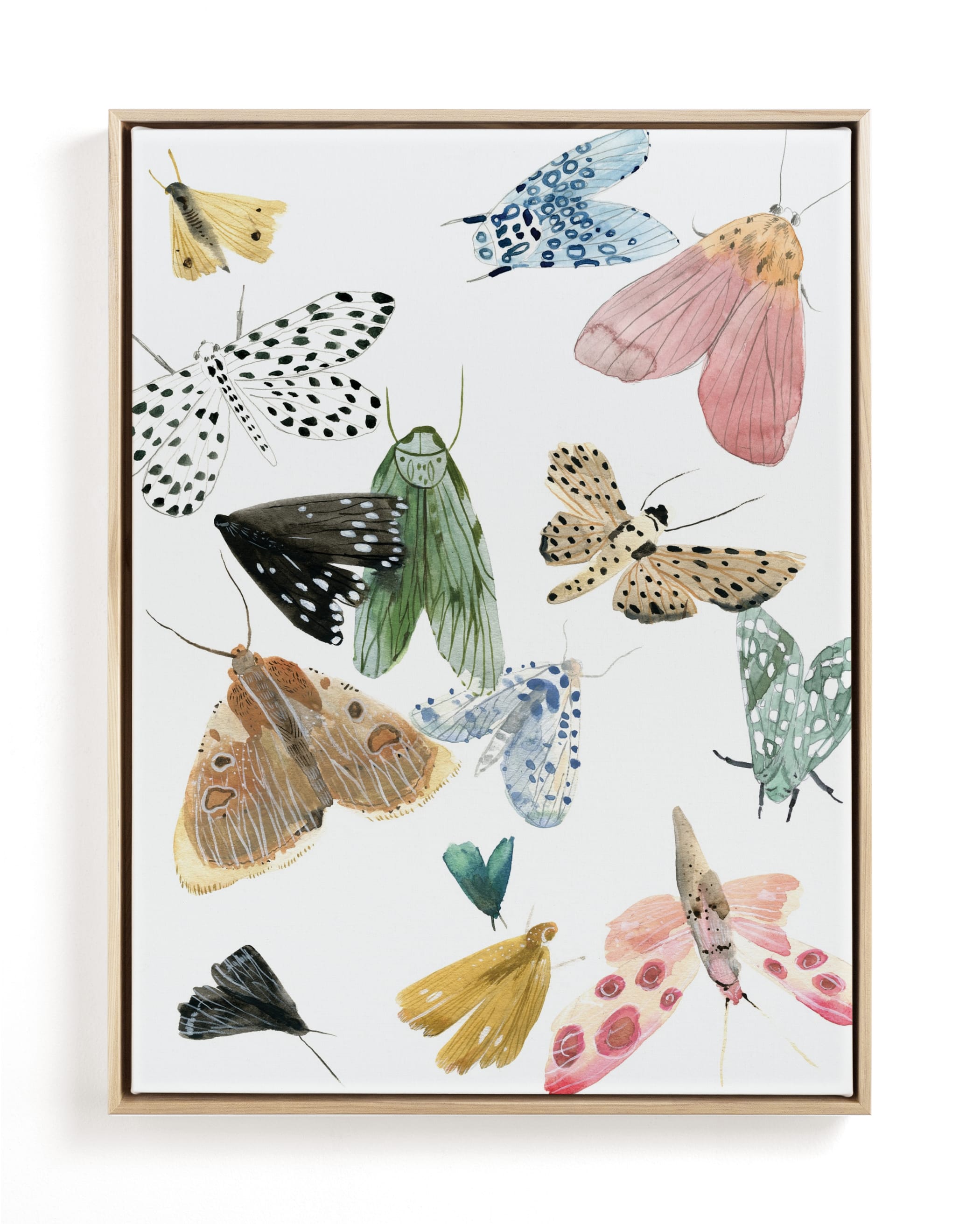Moths Children's Art Print