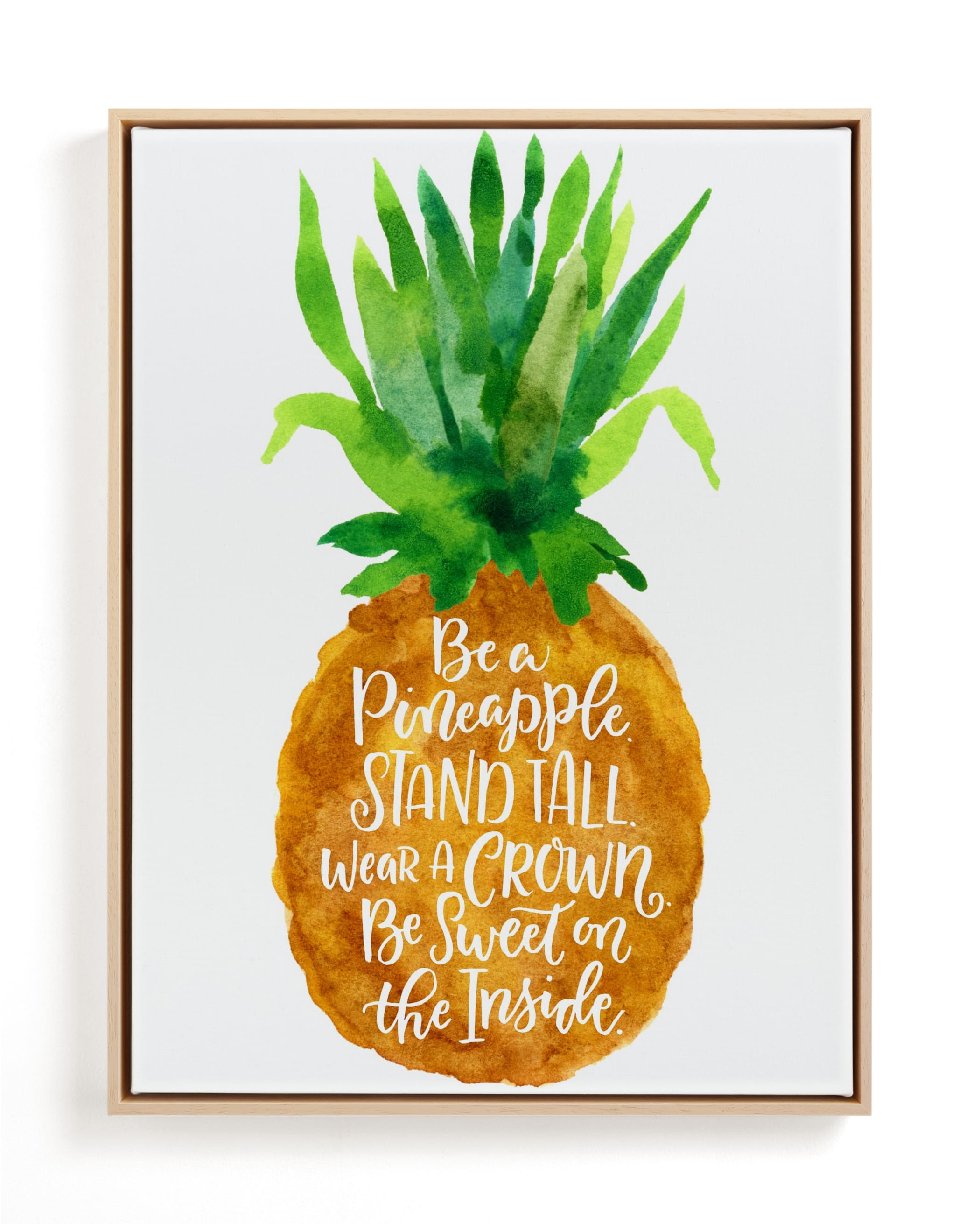 Be A Pineapple Children's Art Print