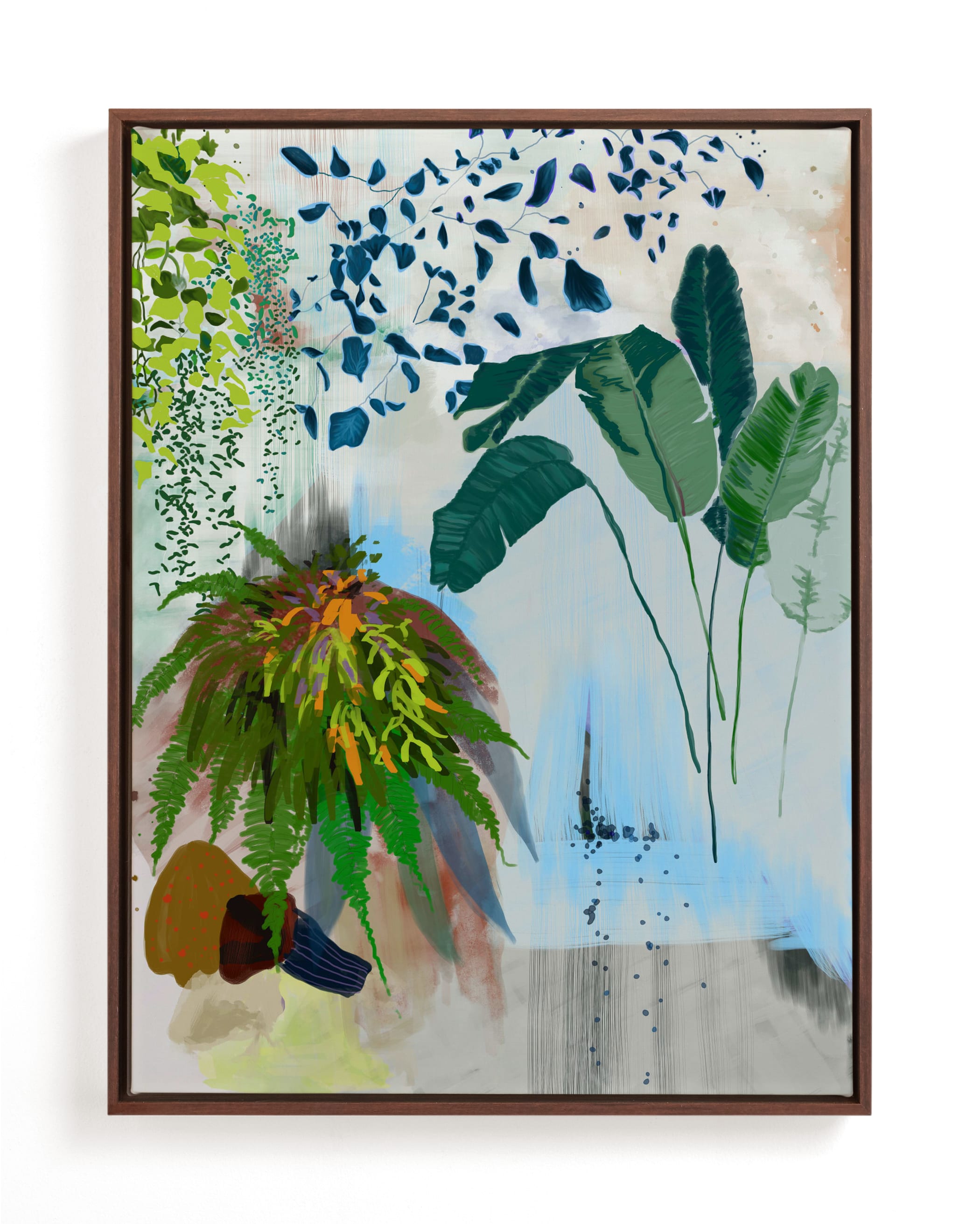 A Composition of Plants Art Print