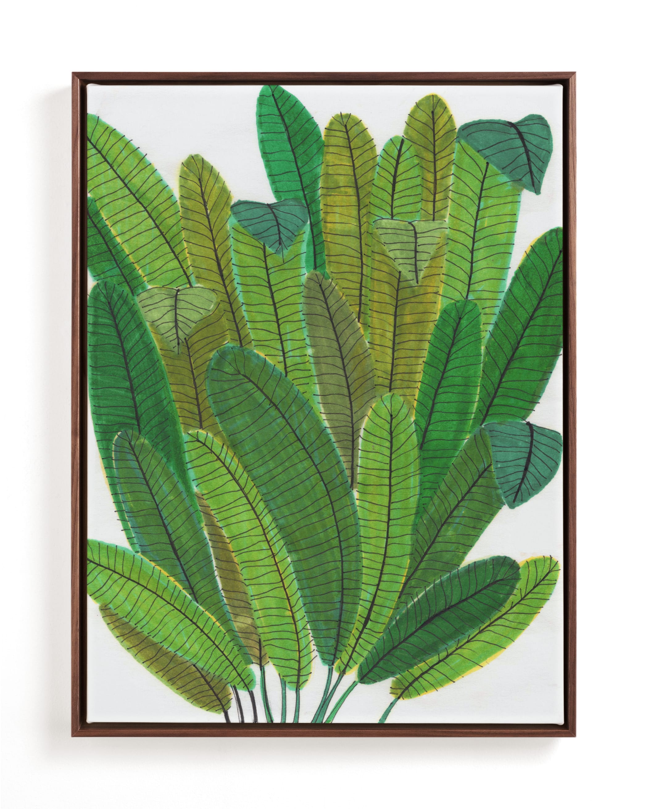 Banana Leaf Bouquet Children's Art Print