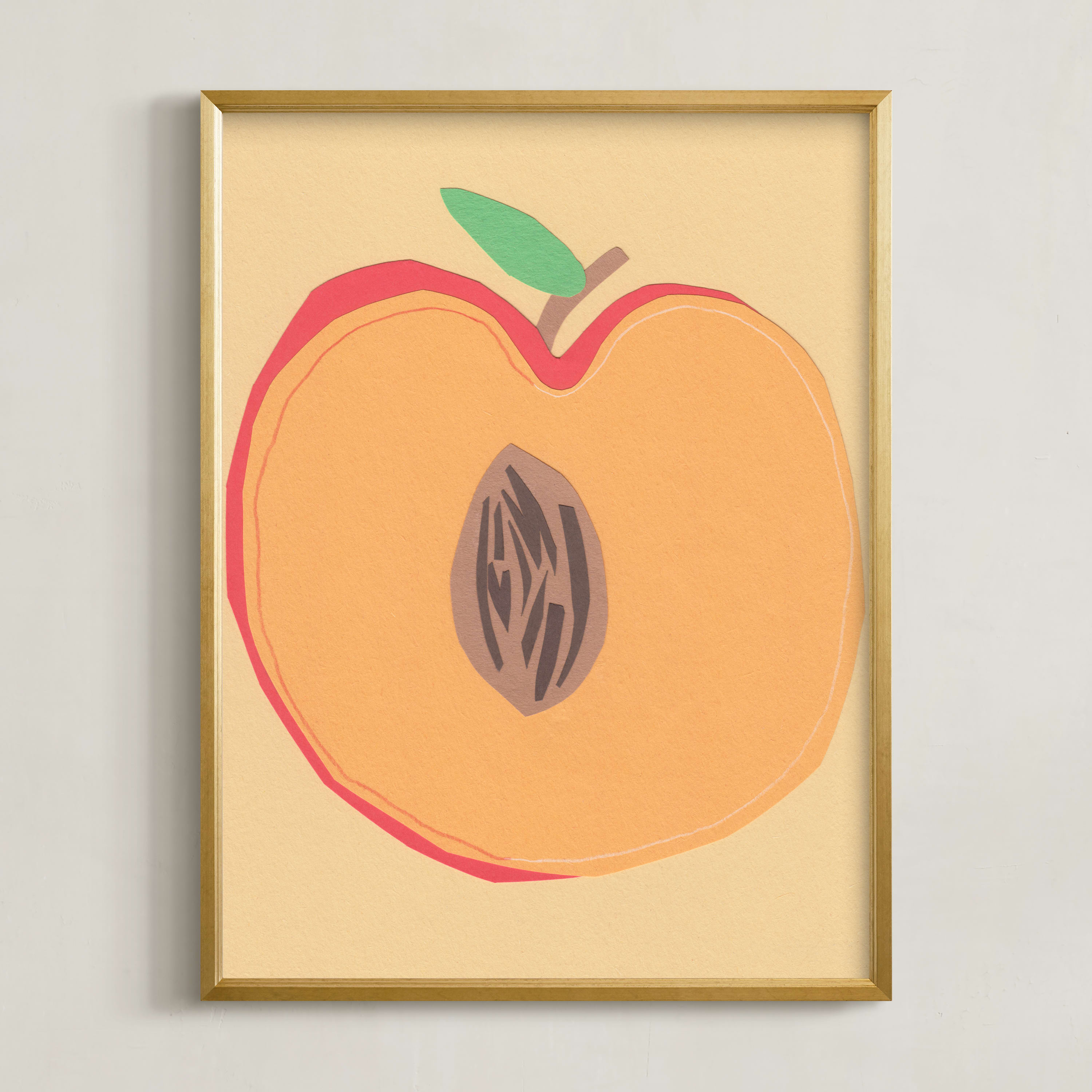 Peach Pit Wall Art Prints by Elliot Stokes Minted