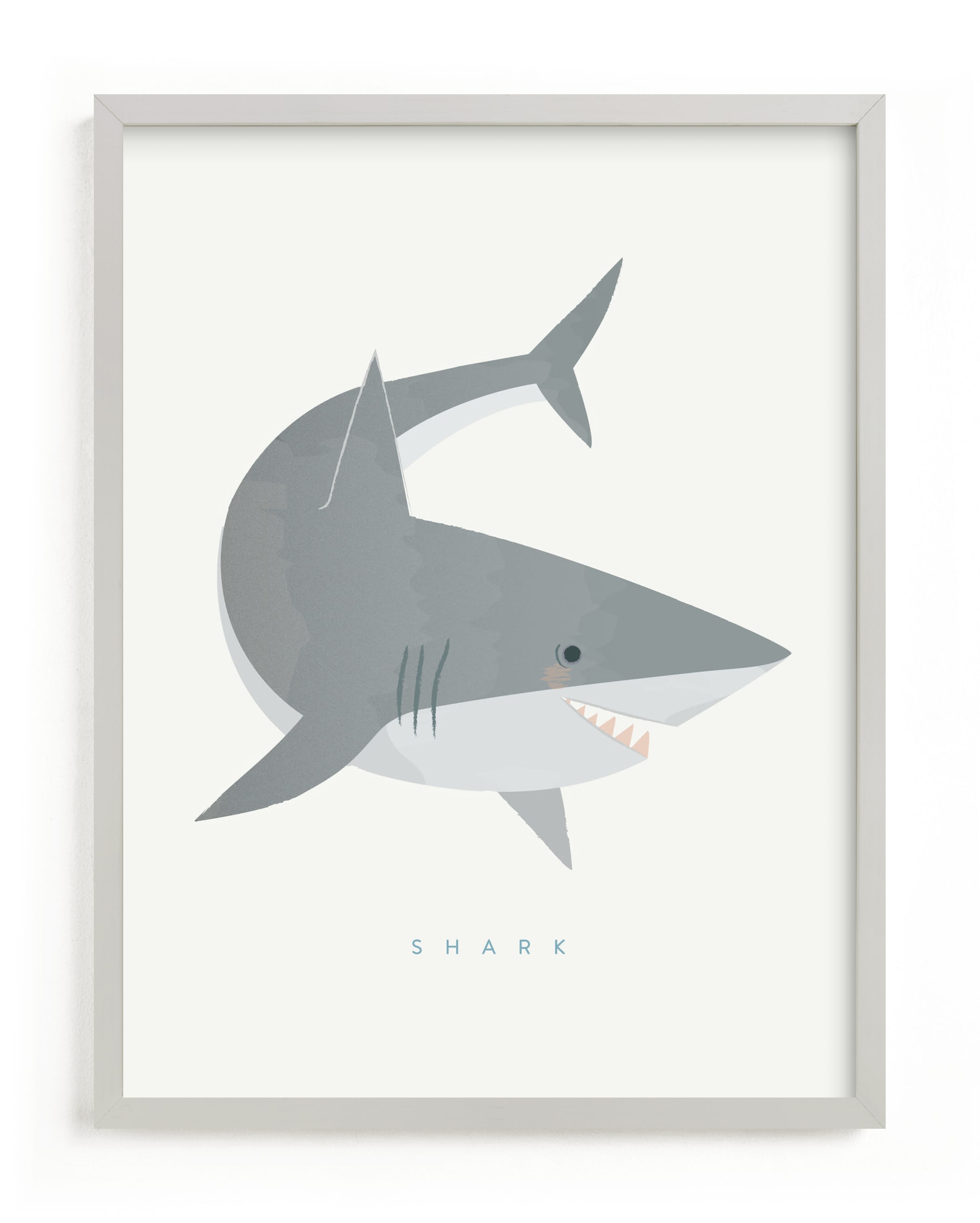 Shark Fin Children's Art Print
