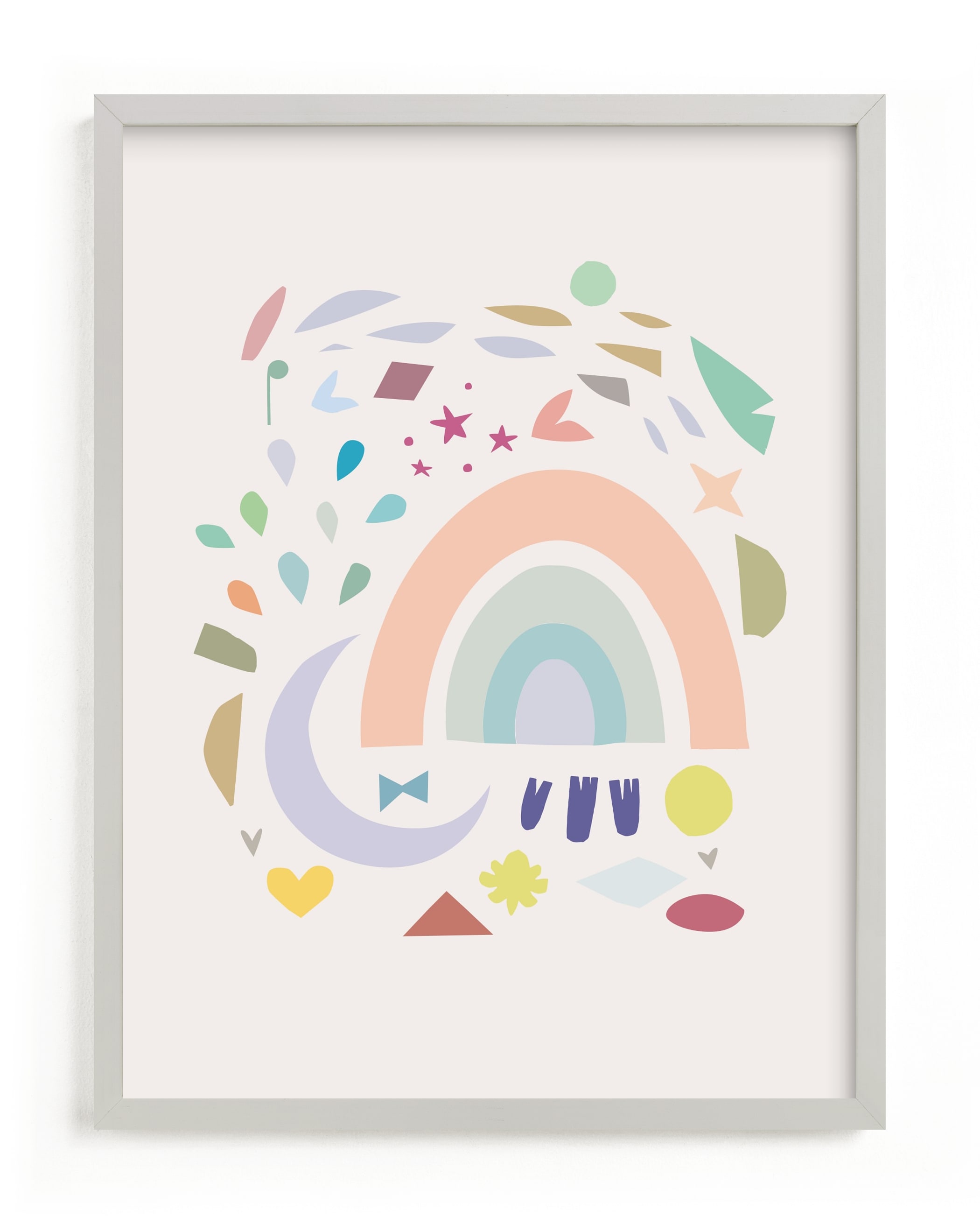 Shapes Nursery Art Print