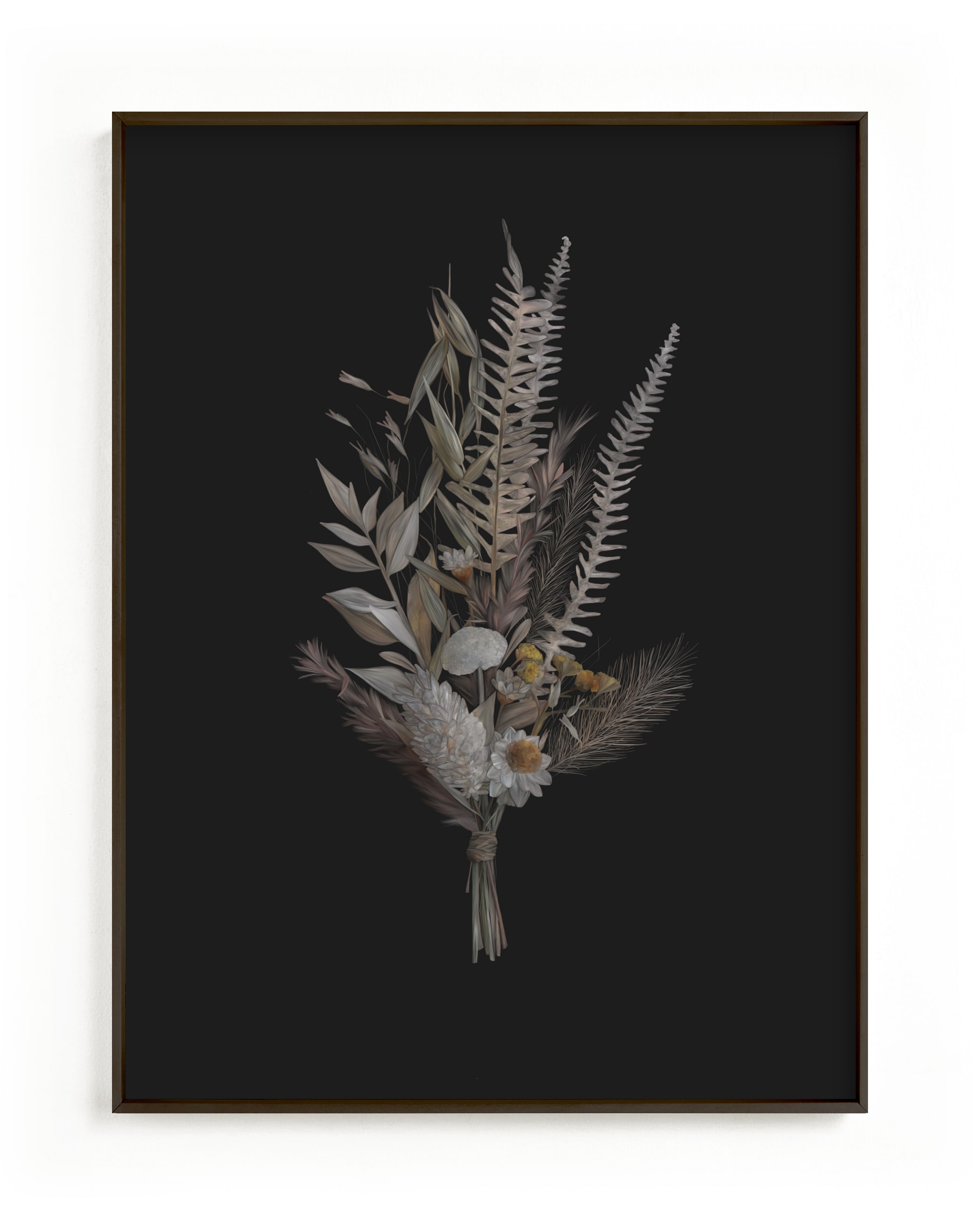 "Painted Flowers II" by Leanne Friedberg in beautiful frame options and a variety of sizes.