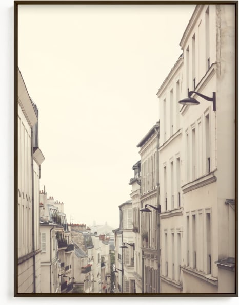 This is a beige art by Caroline Mint called Montmartre Unique Perspectives.