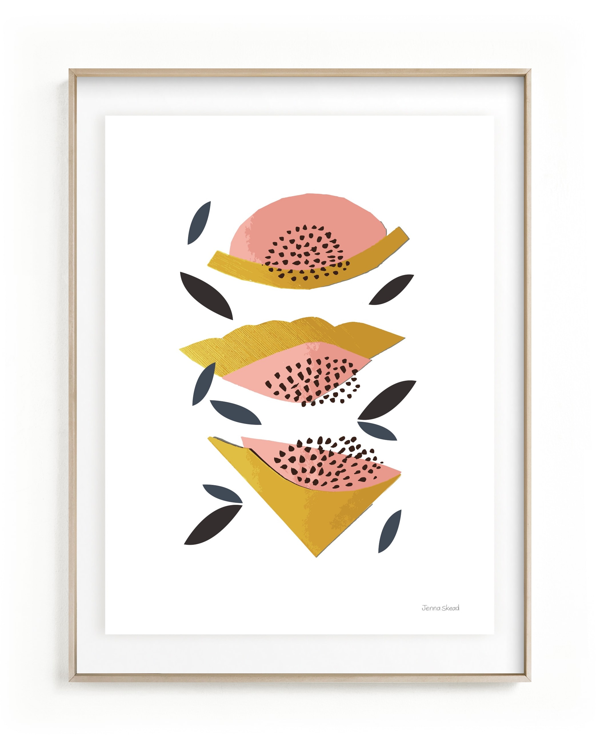 Honey Melon Children's Art Print