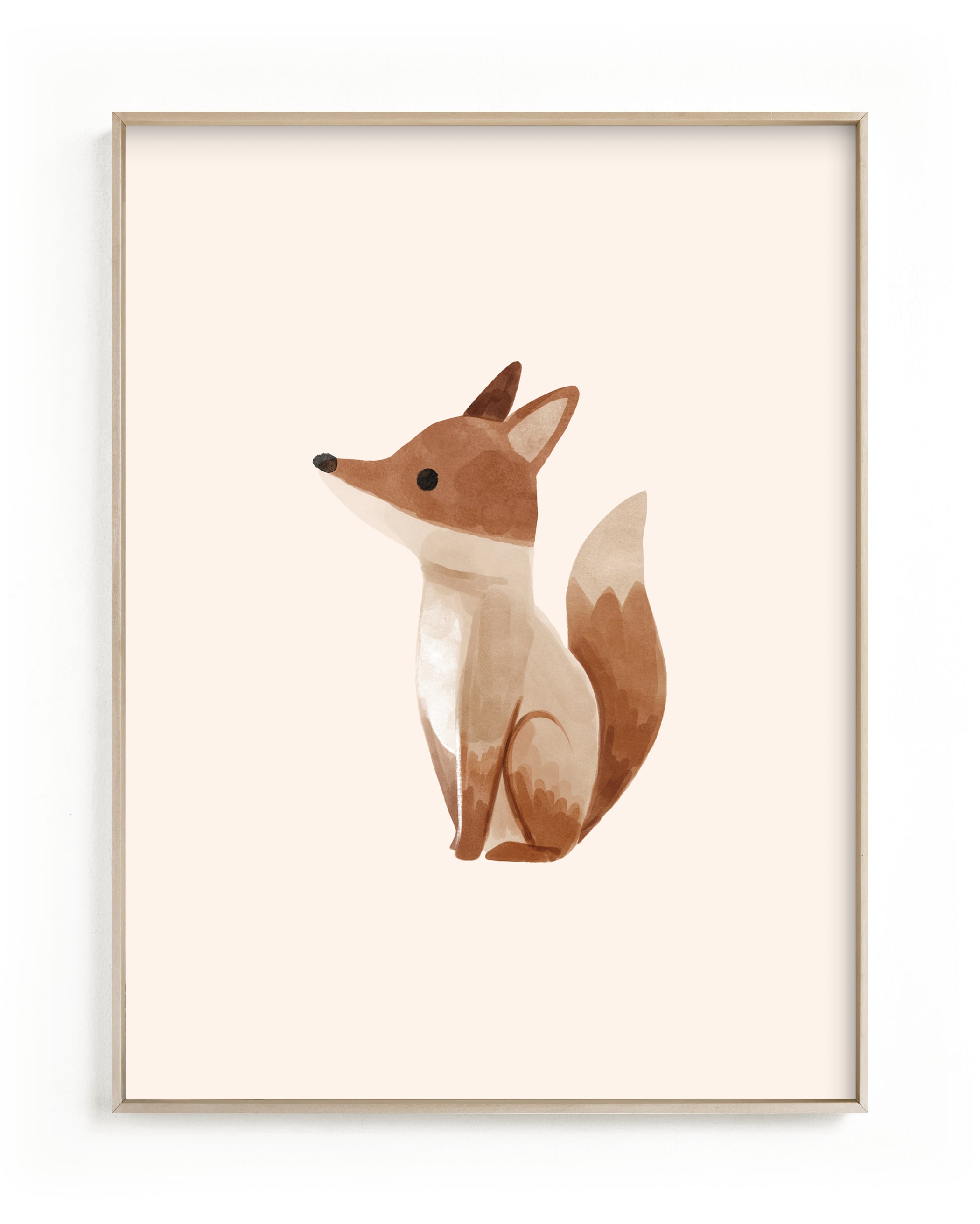 Baby Fox Children's Art Print