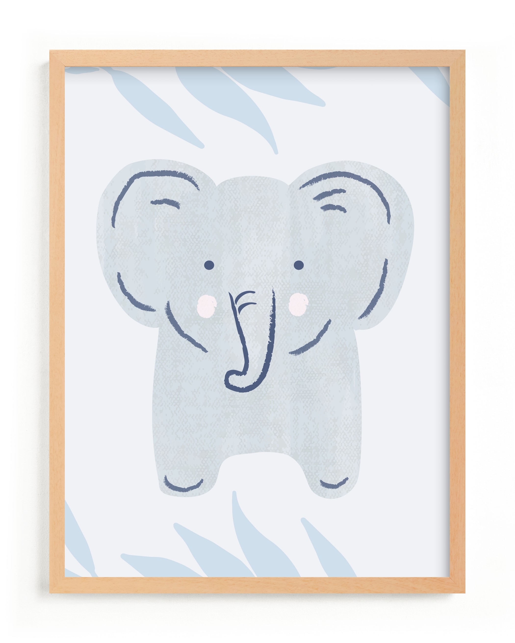 Elephant Portrait Nursery Art Print