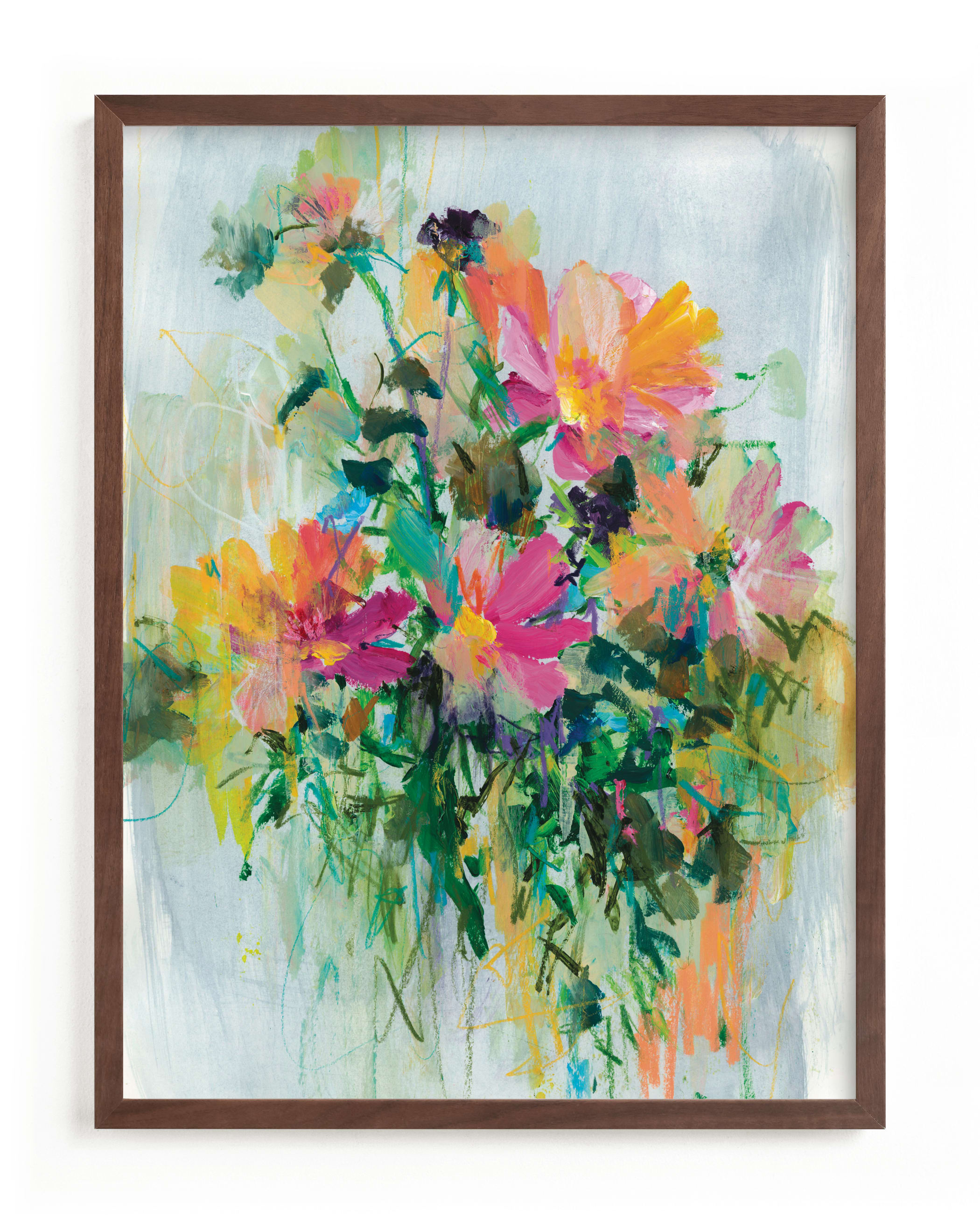 "Flowering" - Limited Edition Art Print by Sonal Nathwani in beautiful frame options and a variety of sizes.