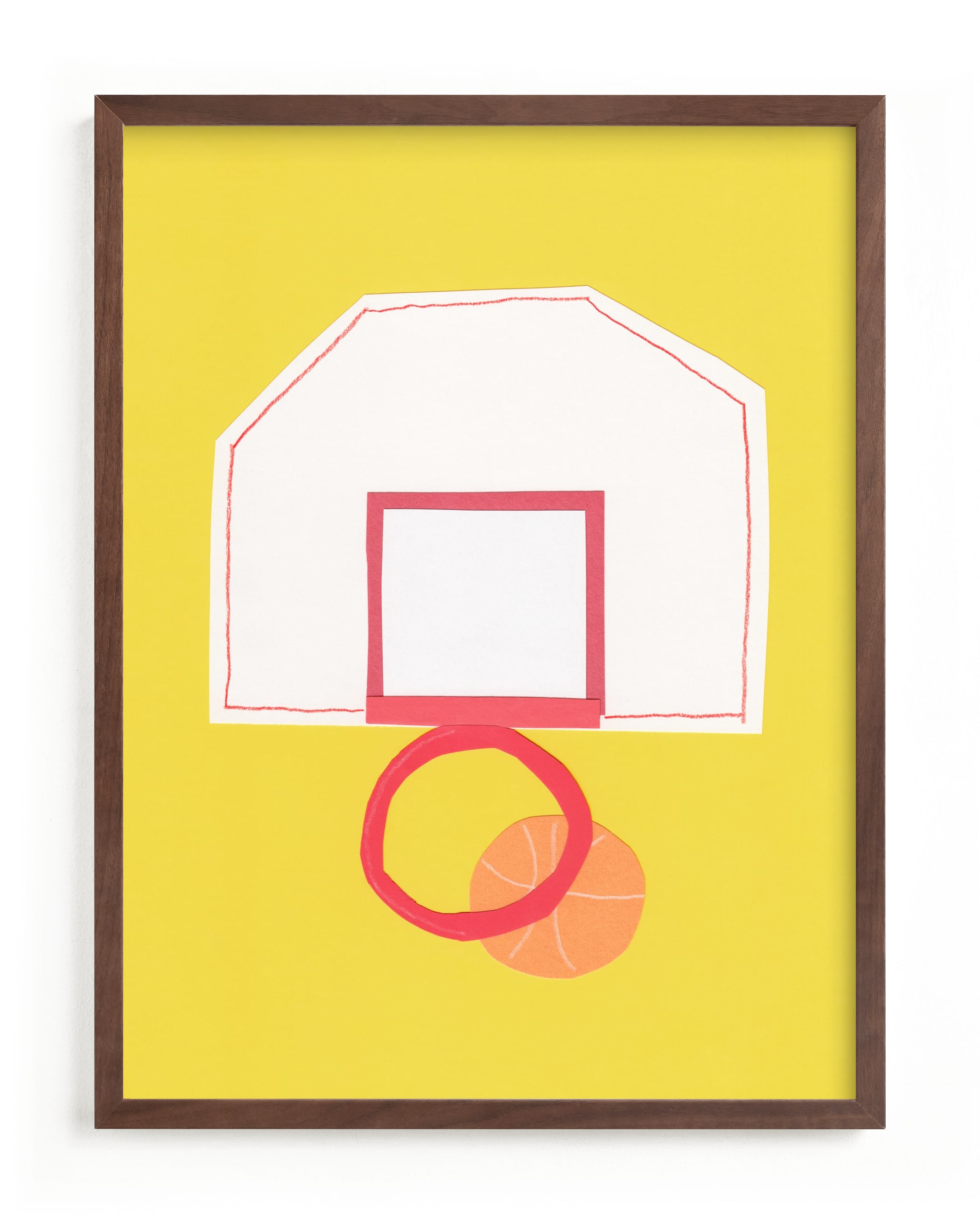 Basketball Hoop Children's Art Print