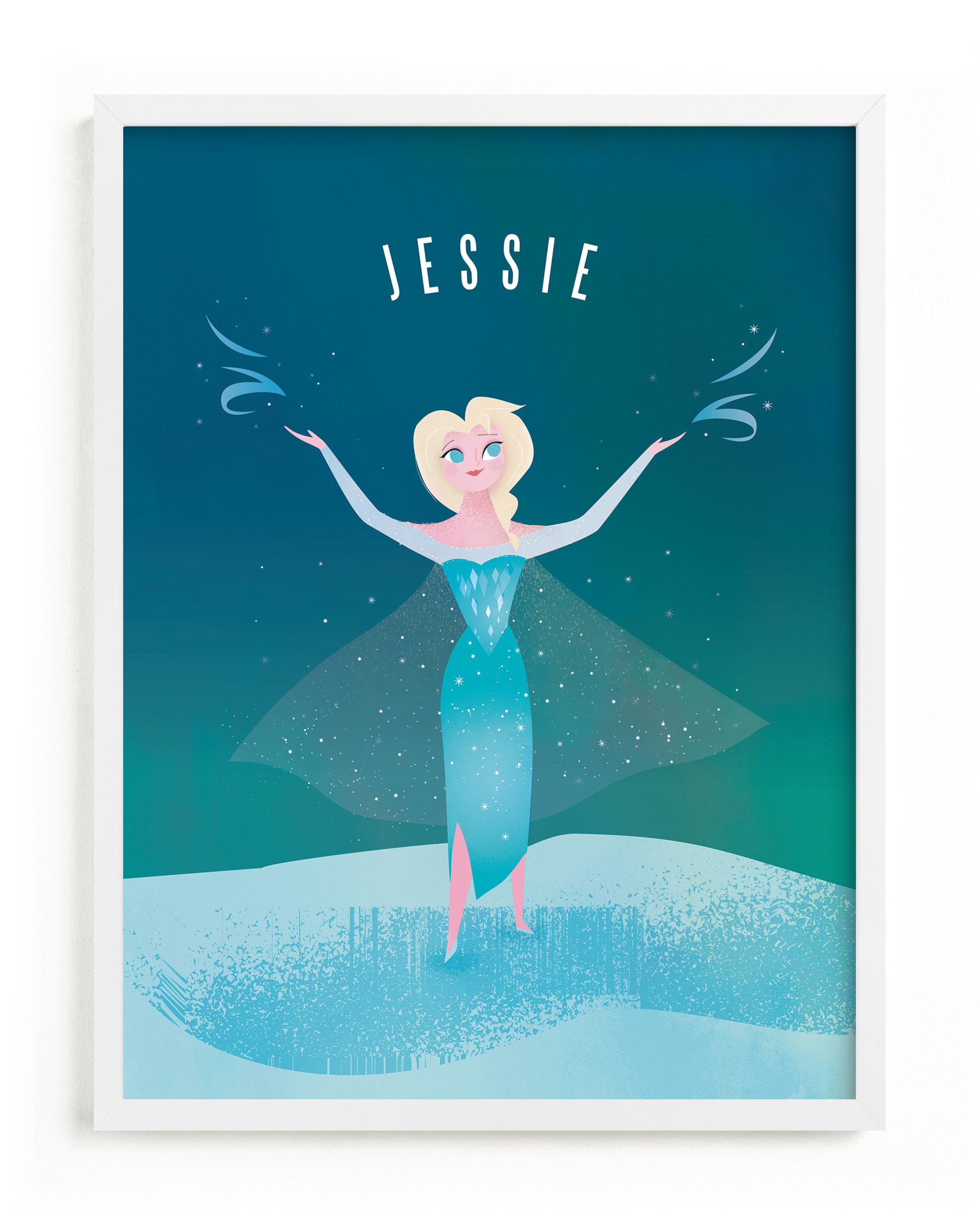 Elsa's Magic | Frozen Disney Giftable Kids Art