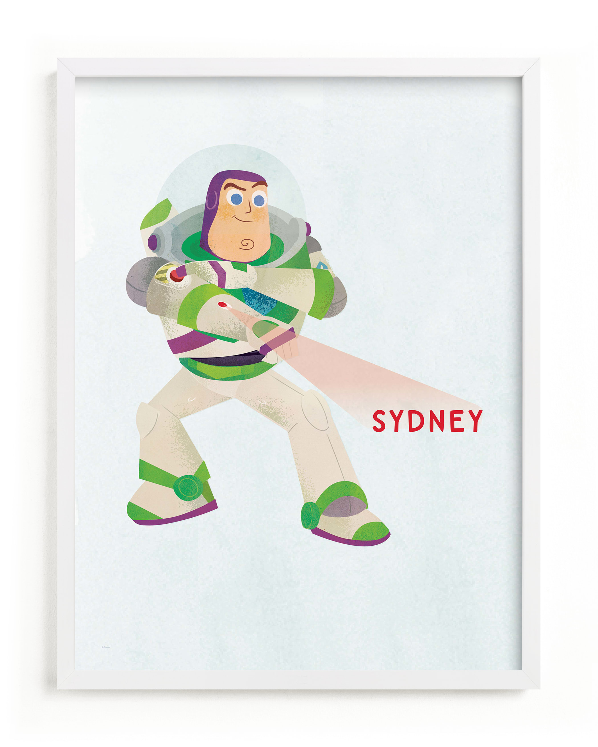 Buzz's Laser | Toy Story Disney Giftable Kids Art