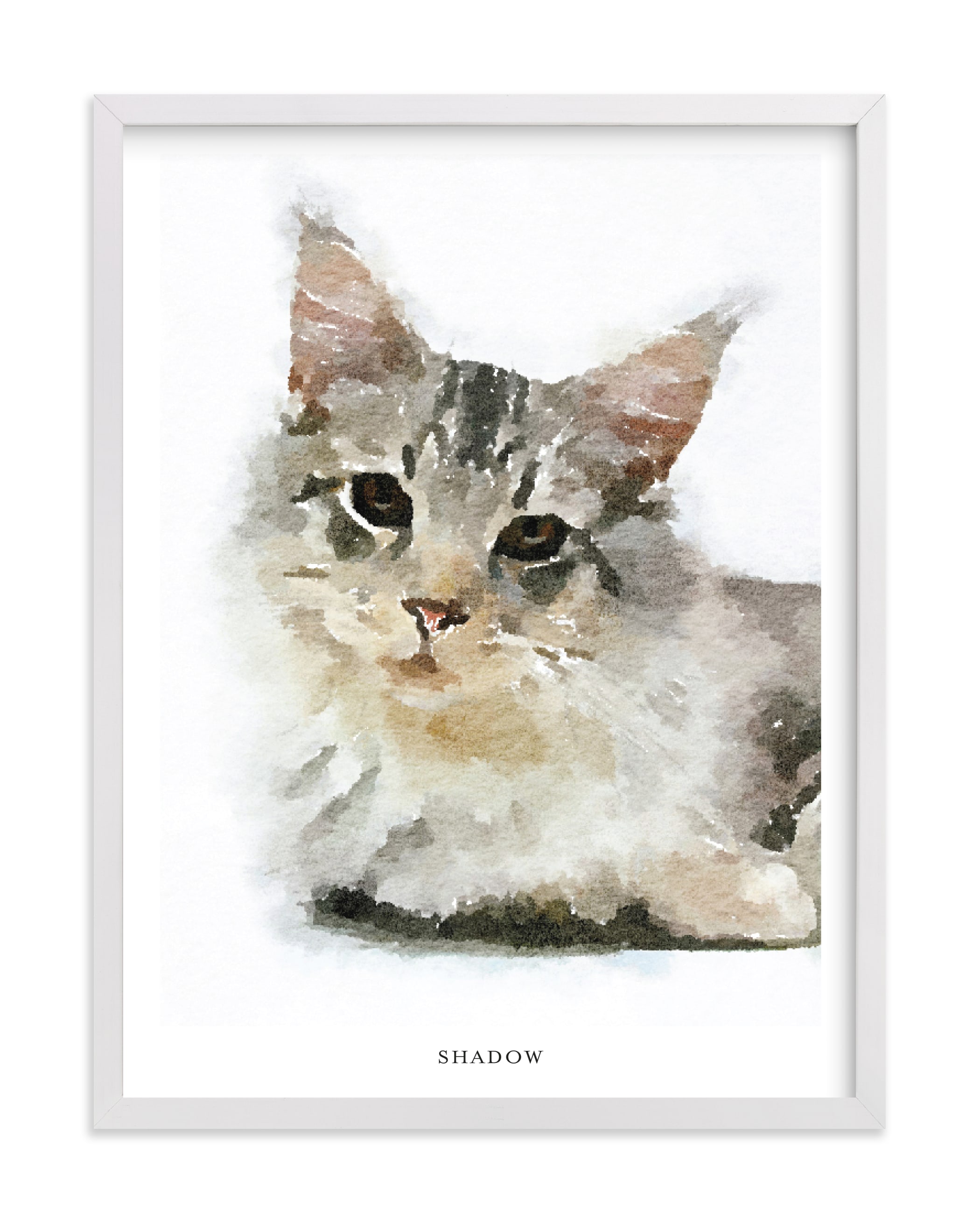 Custom Pet Portrait with TextbyMinted