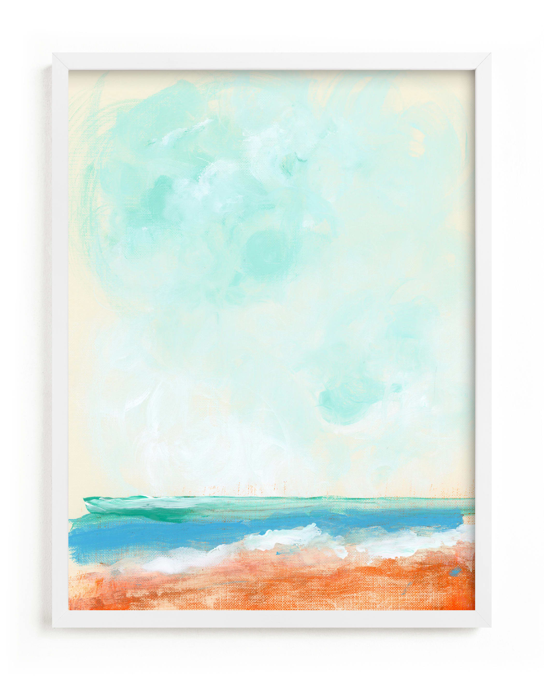 Beach Blaze Art Print