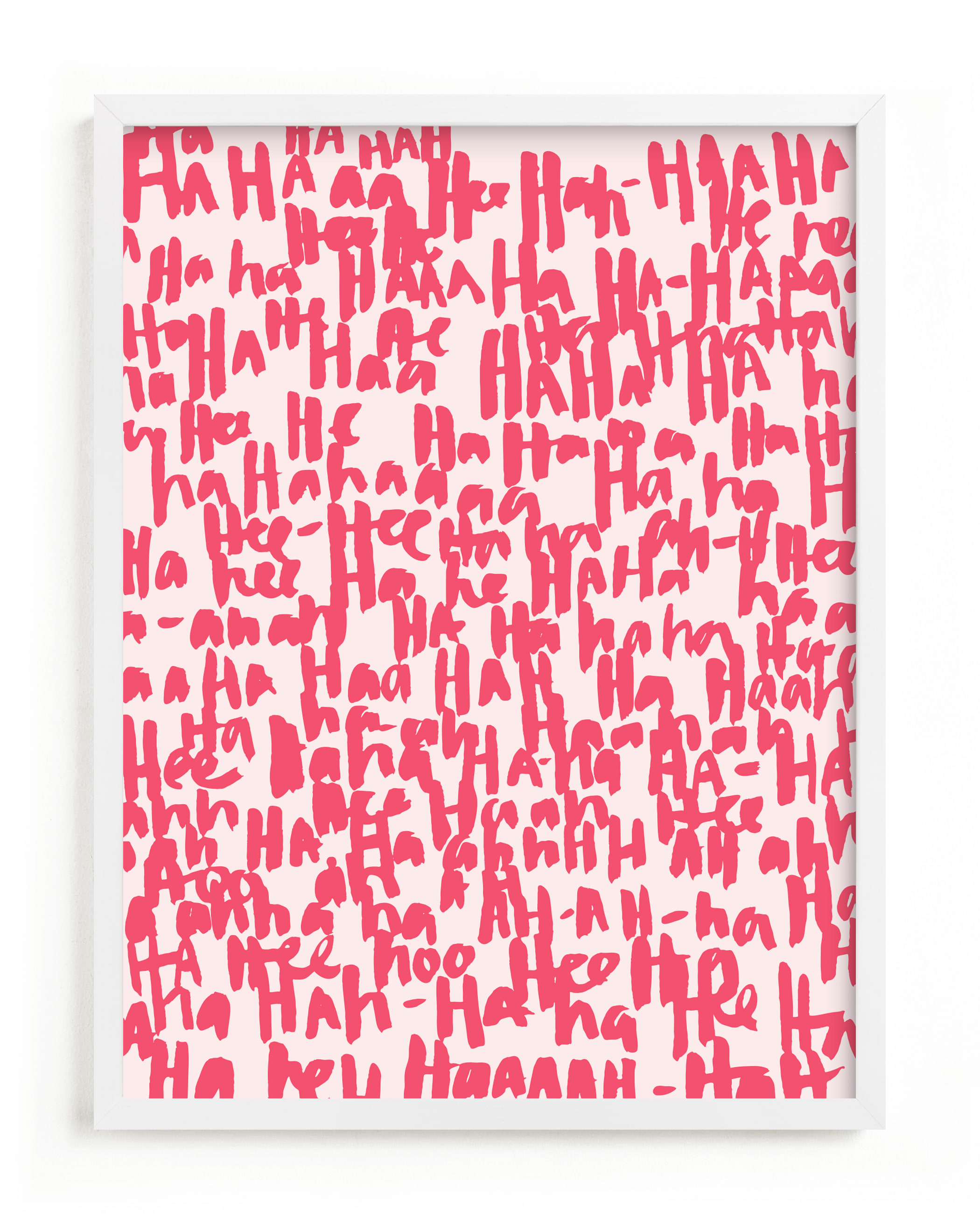 HA-HA-HA-HA Art Print