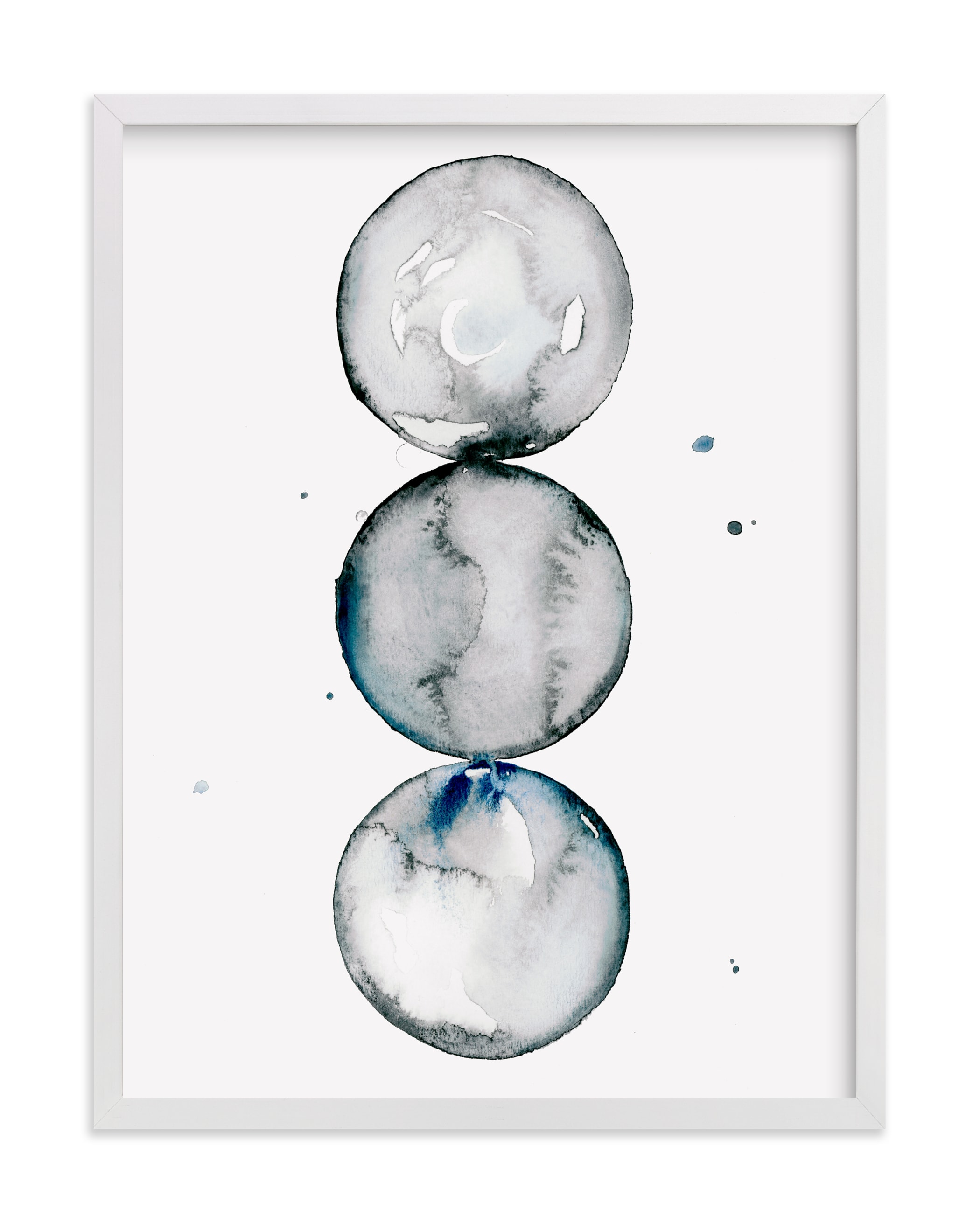 Trio of Spheres Art Print